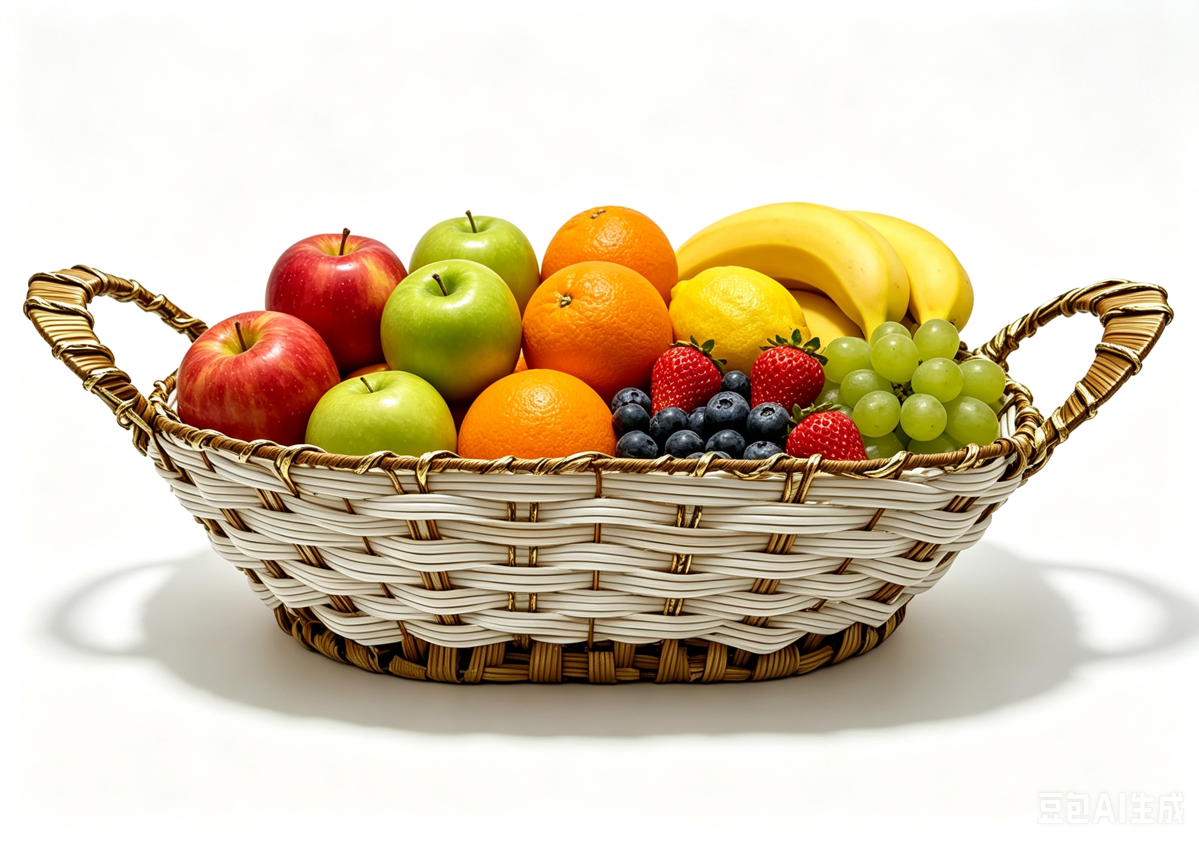 White rubber with golden thread, denel-shaped, draw-out storage basin, fruit and snack basket, bread basket, toy storage basket, supermarket gift packaging basket, souvenir packaging basket, kitchen sauce storage basket, vegetable placement basket, tissue storage basket, cosmetics basket Specification image