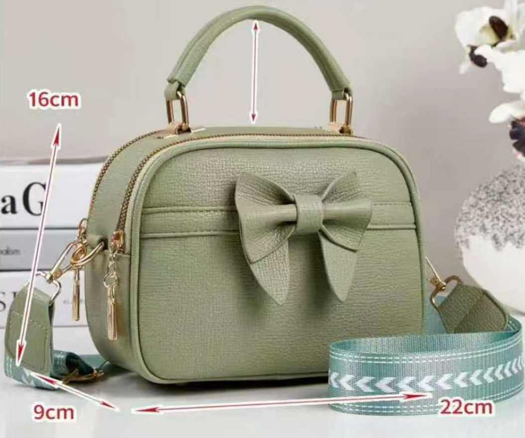 PU women's bag set, soft leather crossbody tote bag, suitable for all seasons, small coin purse