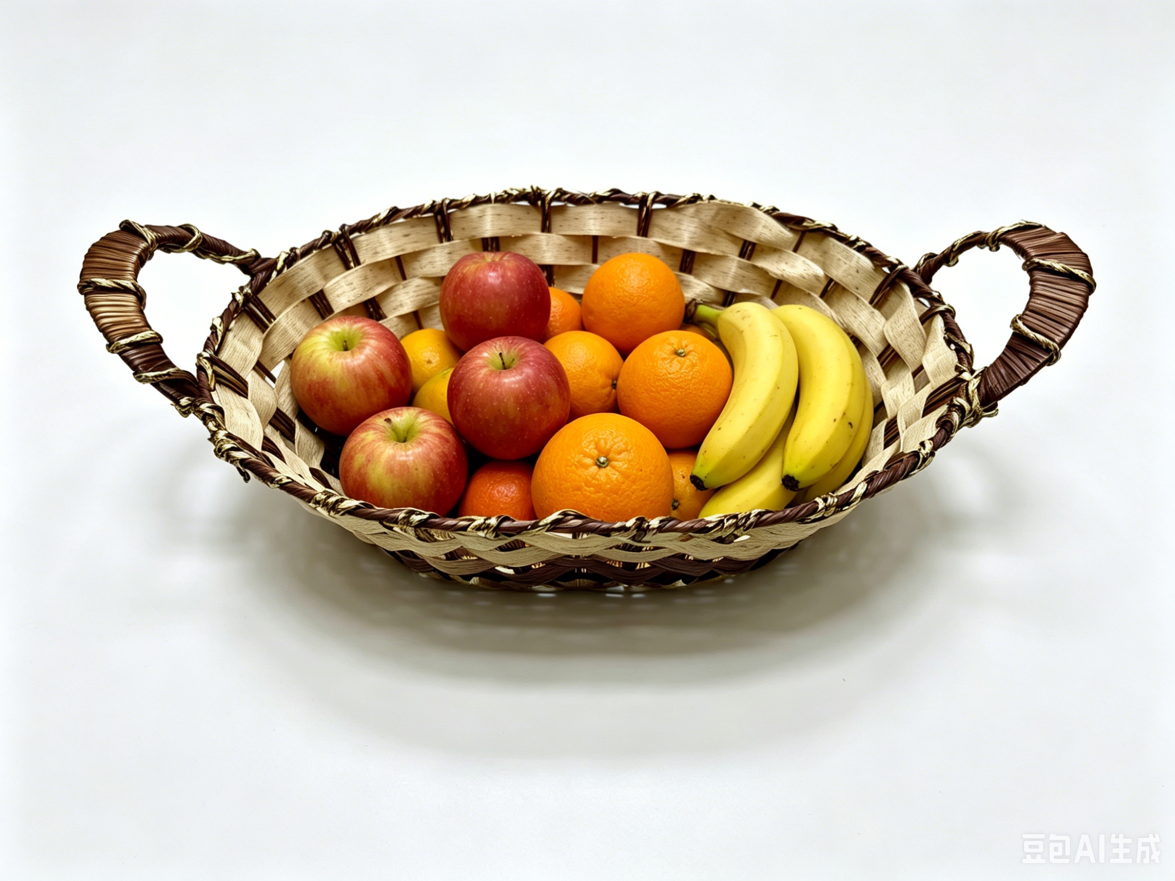 Beige rubber with golden thread egg-shaped ear-pulling storage basin, fruit and snack basket, bread basket, toy storage basket, supermarket gift packaging basket, souvenir packaging basket, kitchen sauce storage basket, vegetable basket, tissue paper storage basket, cosmetics basket Application Scenario