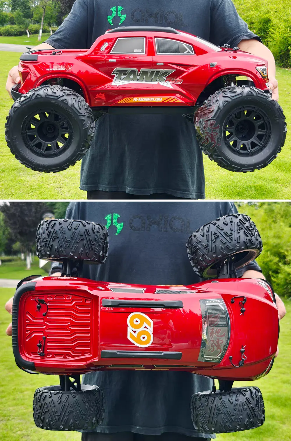 Feishen TANK V4 large foot vehicle TANK high-speed RC adult remote control Vehicle 6S Racing 1/8 four-wheel drive off-road vehicle detail image 8