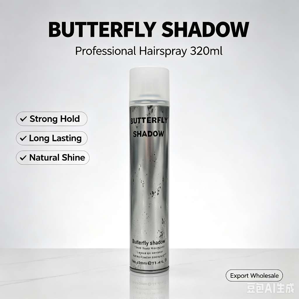 BUTTERFLY  HAIR SPRAY发胶600ml个护家清美发产品
