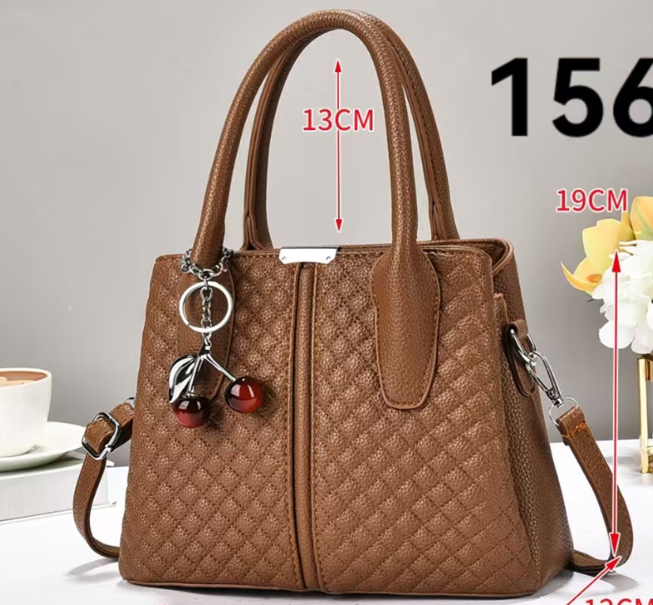 PU women's bag, soft leather crossbody tote bag, all-season commuting small coin purse, fashionable and lightweight