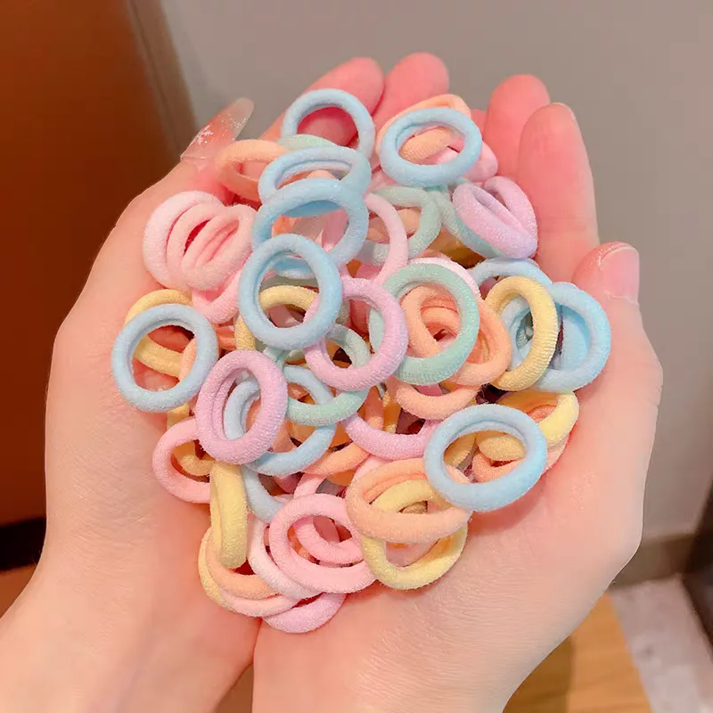 Children's braids and hair bands won't hurt their hair. Girls' hair bands and headbands. Babies' rubber bands. Small girls' hair bands and hair accessories. Yifan accessories and headbands detail image 5