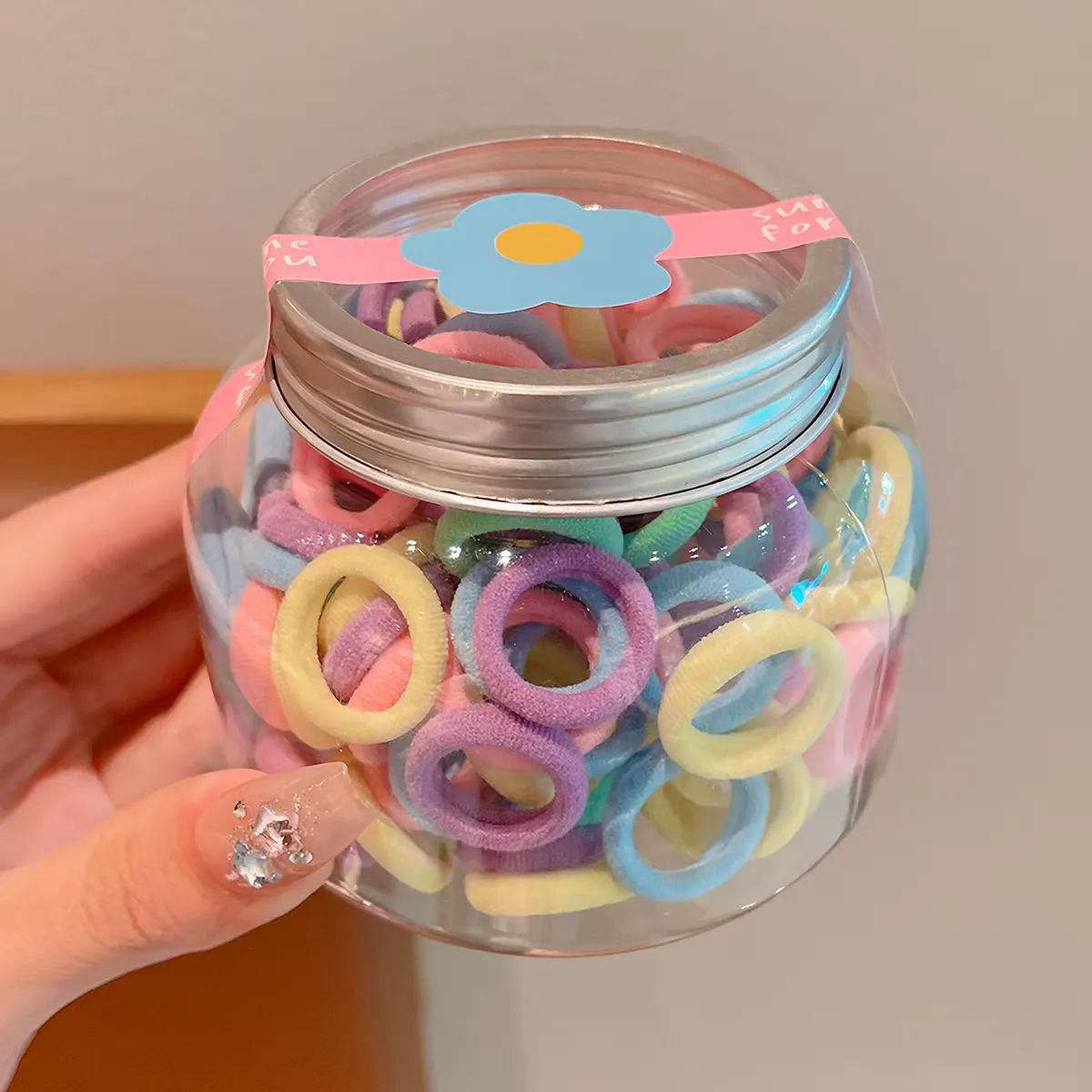 Children's braids and hair bands won't hurt their hair. Girls' hair bands and headbands. Babies' rubber bands. Small girls' hair bands and hair accessories. Yifan accessories and headbands detail image 3