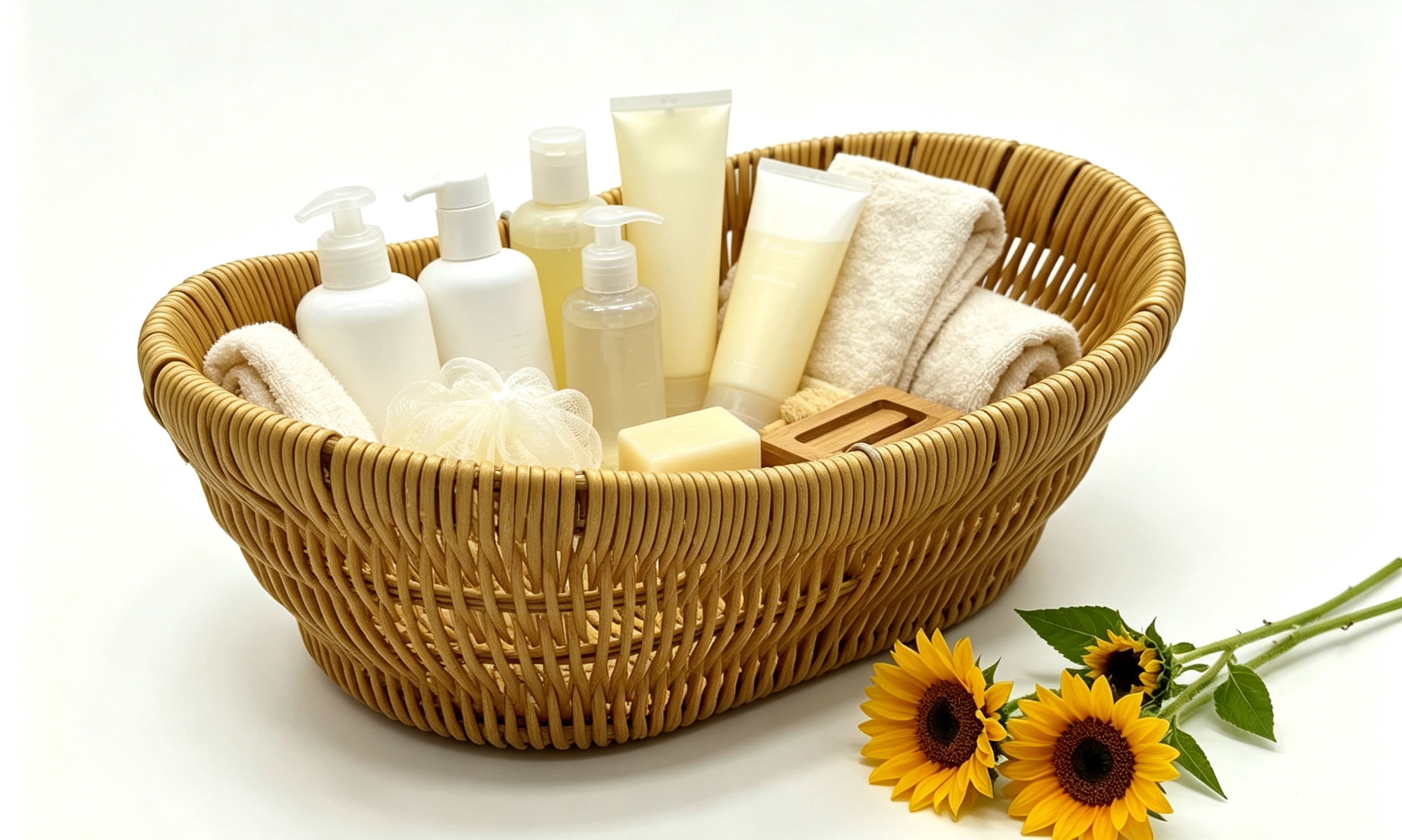 Yellow imitation rattan ingot-shaped storage basin, fruit and snack basket, bread basket, toy storage basket, supermarket gift packaging basket, souvenir packaging basket, kitchen sauce storage basket, vegetable basket, tissue paper storage basket, cosmetics basket Specification image