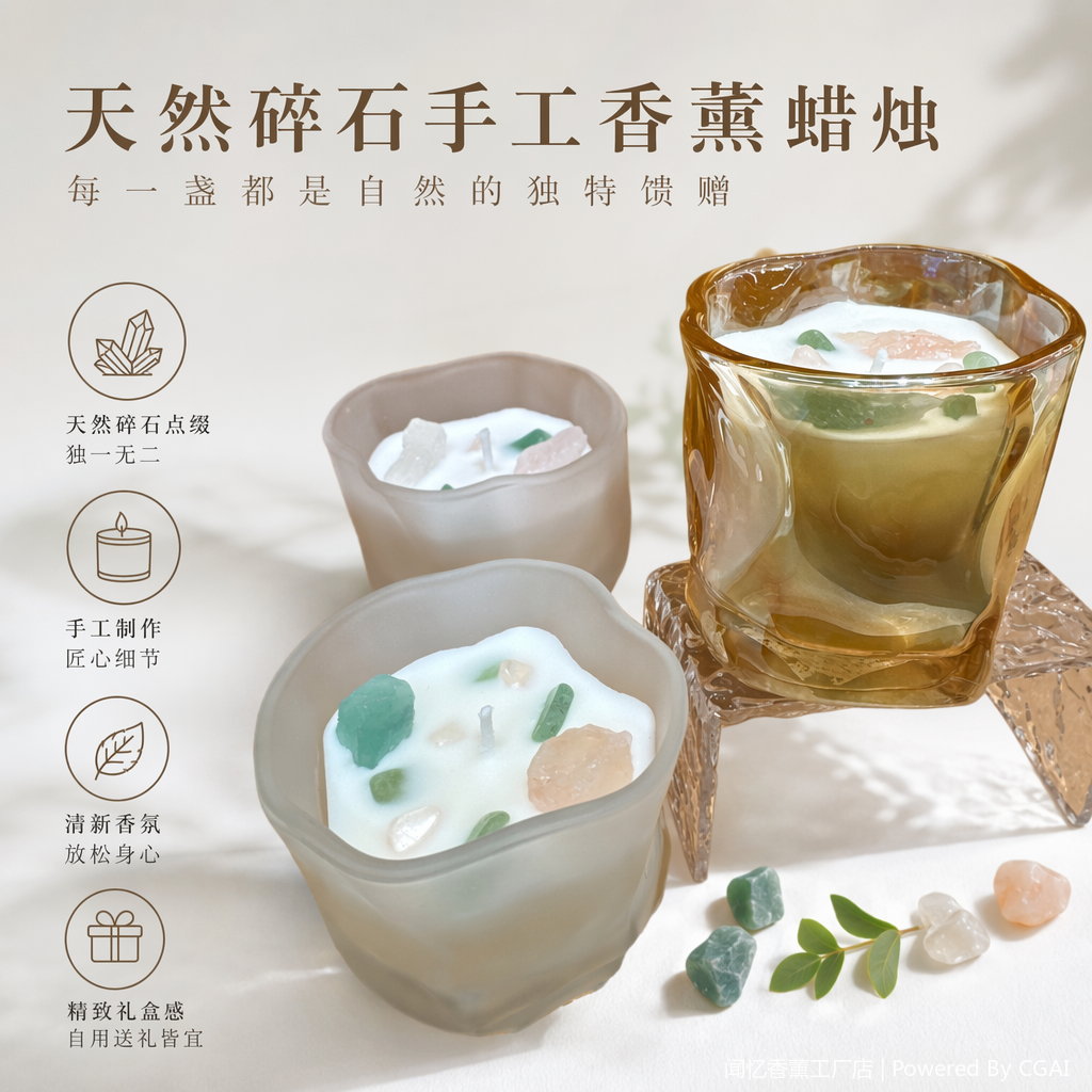 香薰蜡烛家用室内持久留香高级感小众高级感香氛摆件生日礼物