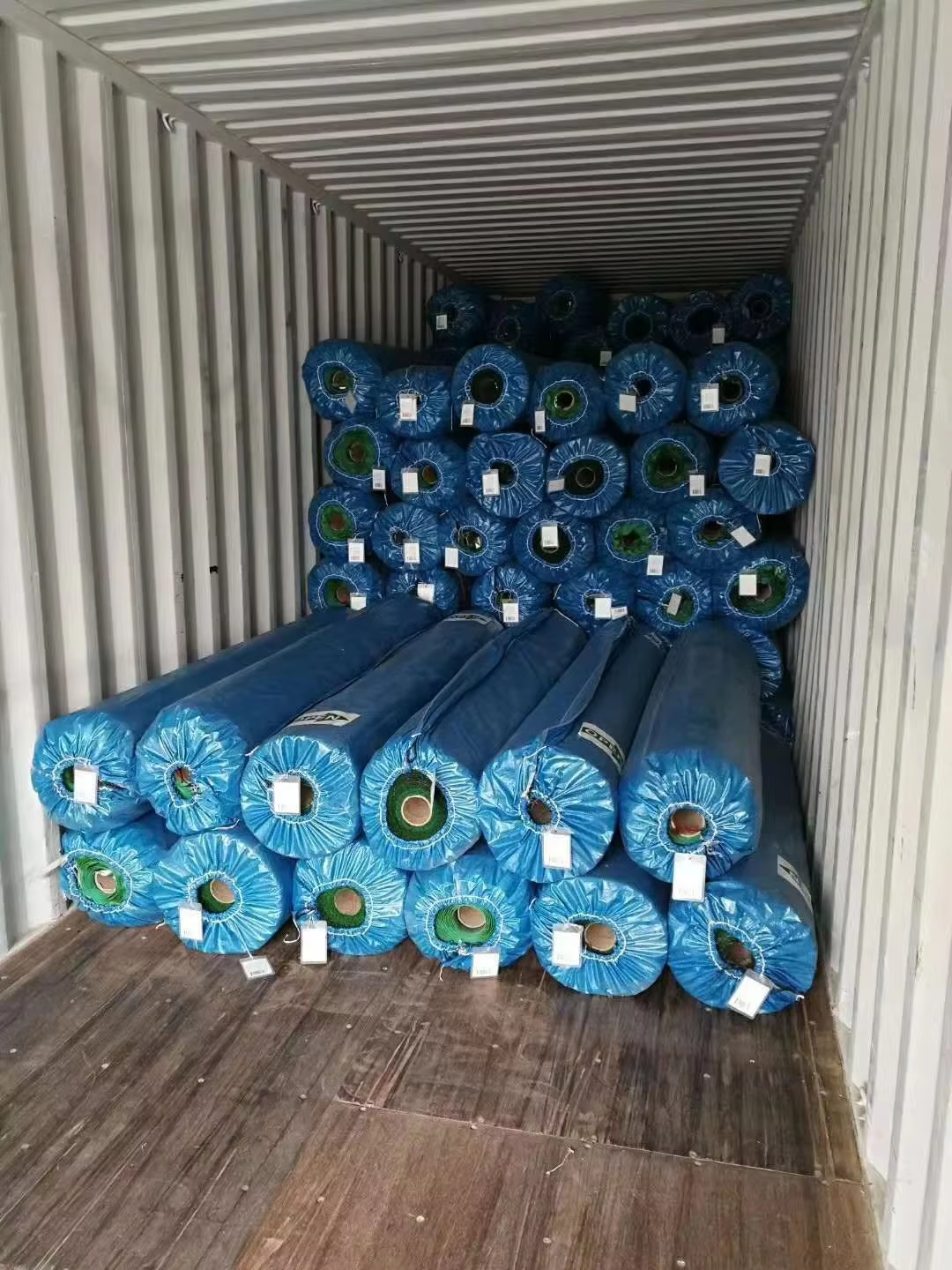  库存仿真草坪外贸出口人造草坪国内使用假草皮塑料地毯人工草坪详情15