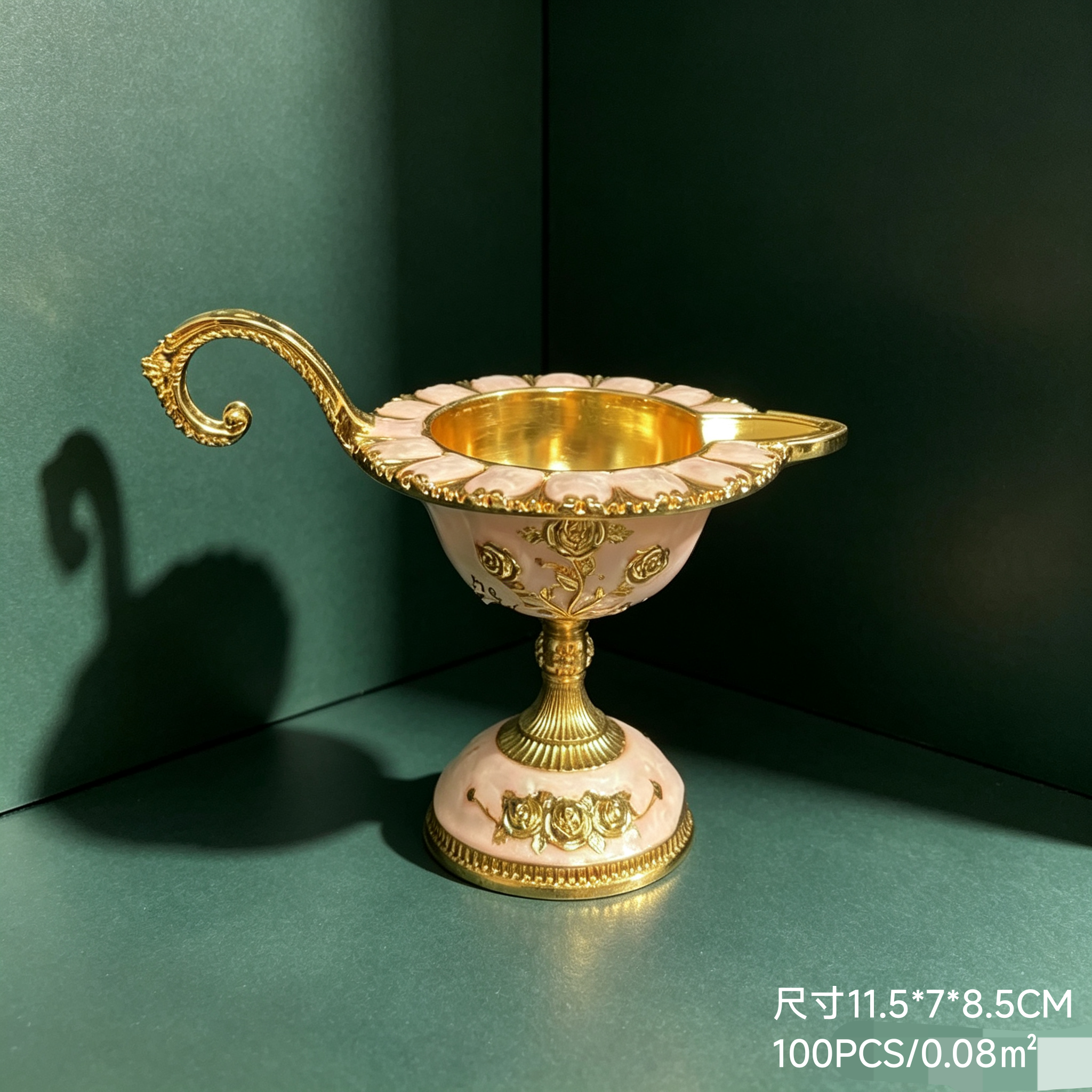 玫瑰花油灯