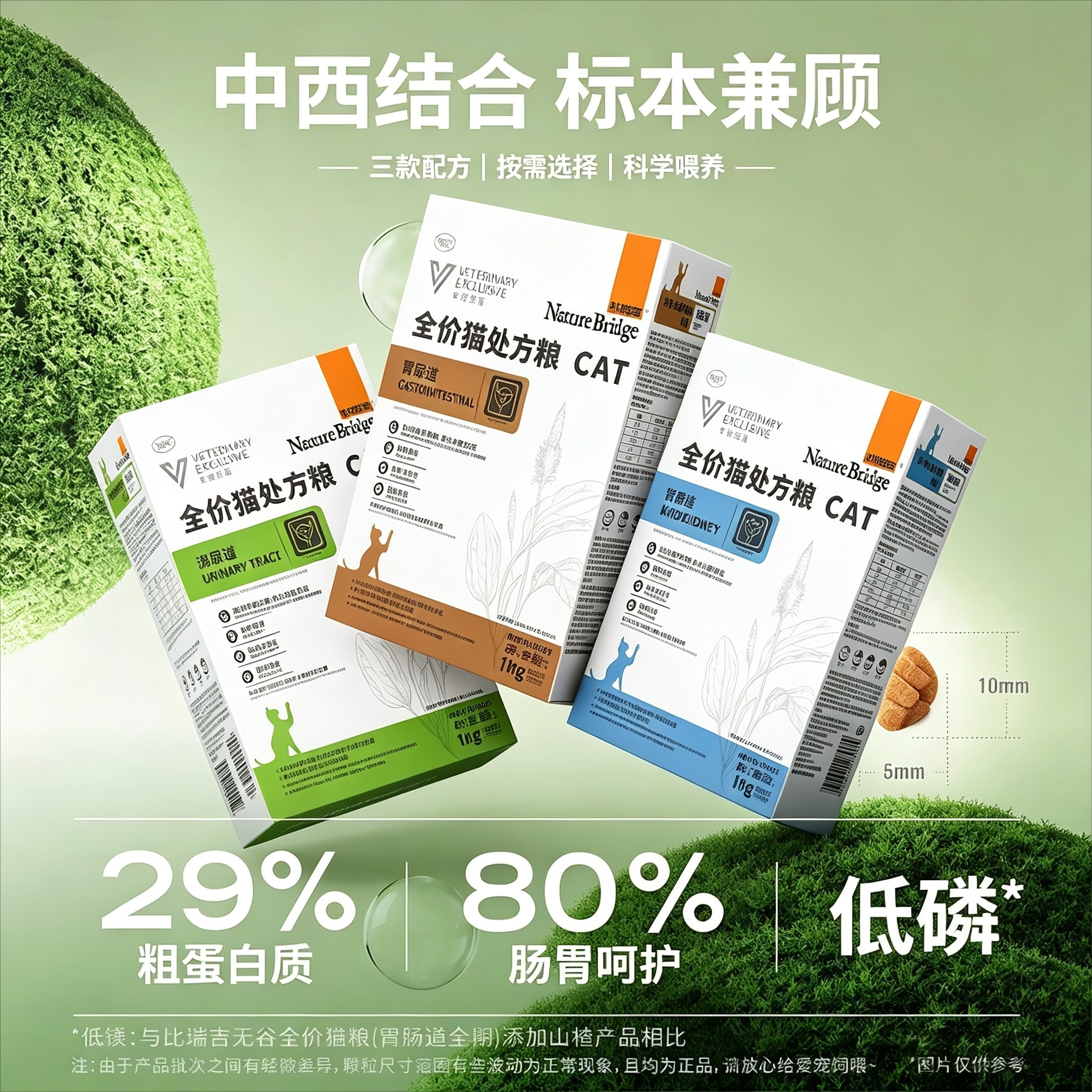 Biruiji Cat Food, Adult cat Complete Prescription Food, Cat main food, Urinary Tract Universal Type/Cat Main Food, Kidney Universal Type, Recovery and Rehabilitation period/Cat Main Food, Gastrointestinal Universal Type, 1kg. For orders, please contact customer service