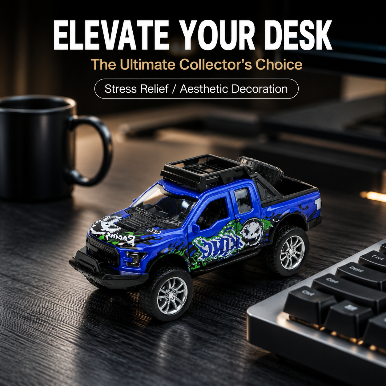 1:32 alloy off-road pickup truck F150, Rebound, door opening, lighting, music, gift and collection Application Scenario