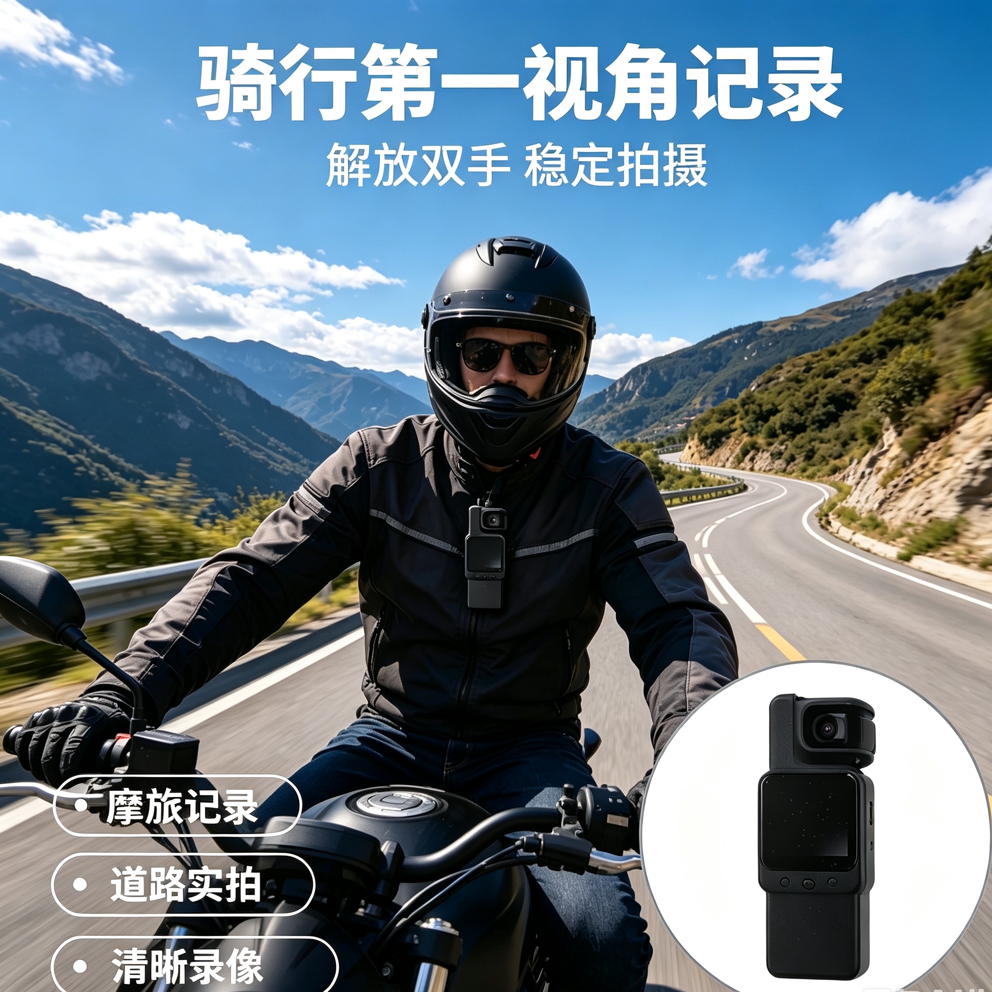 #02 Rotatable lens Chest clip body recorder, WiFi high-definition mini Wearable camera, first-person perspective camera for cycling and store exploration Specification image