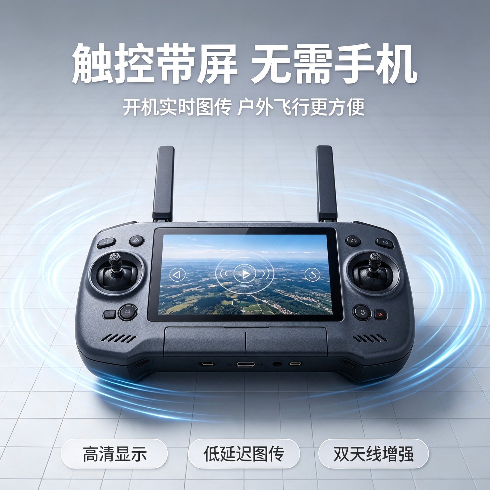 Outdoor travel photography aerial photography drone, high-definition large-screen remote control, long-range aerial photography drone, intelligent obstacle avoidance, one-click return, GPS precise positioning Application Scenario