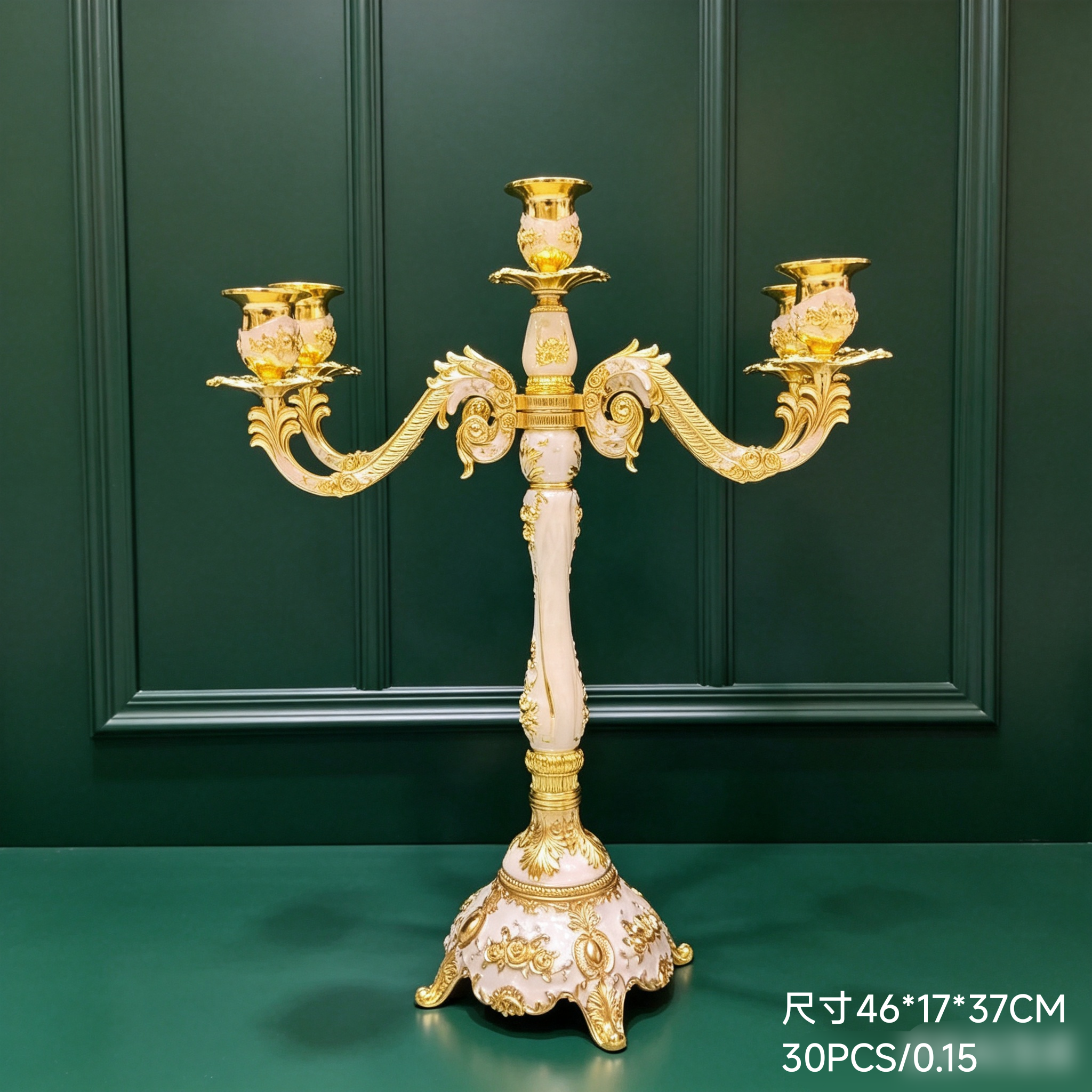 3870 candelabro de cinco cabezas