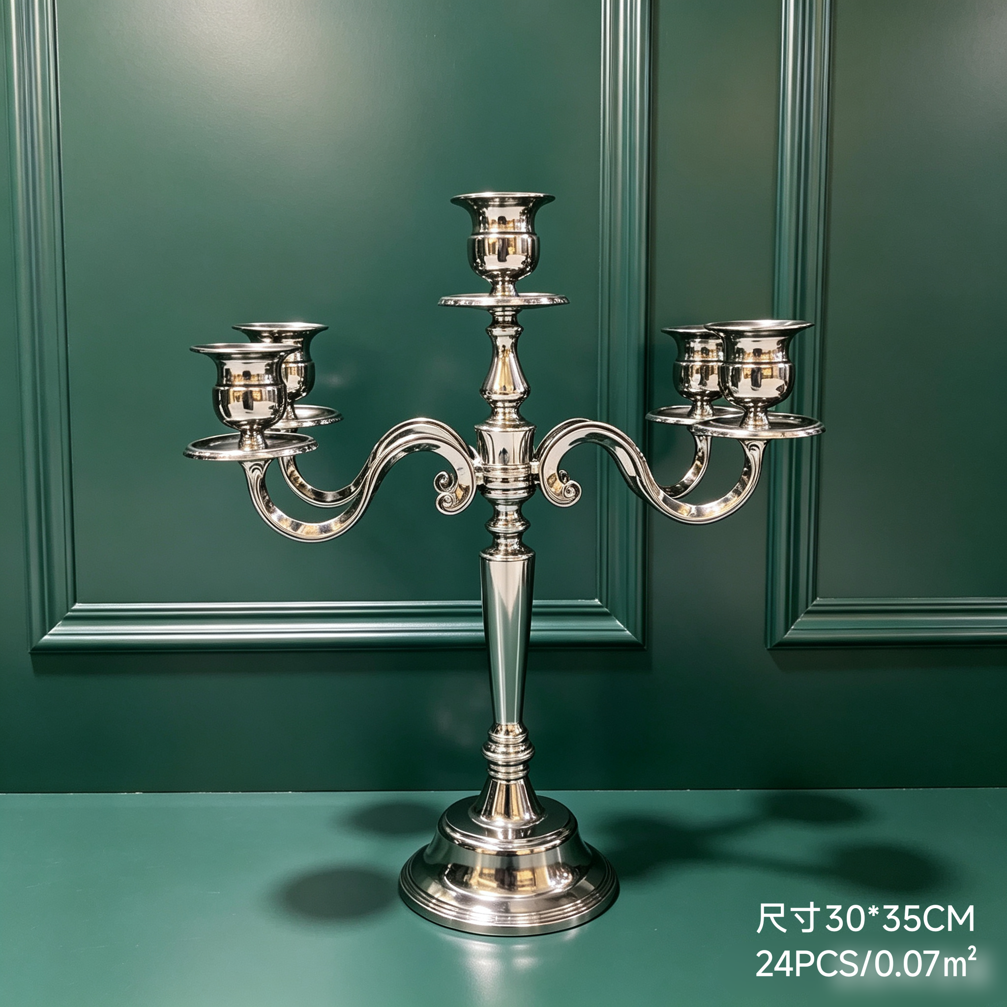 2356 candelabro de cinco cabezas