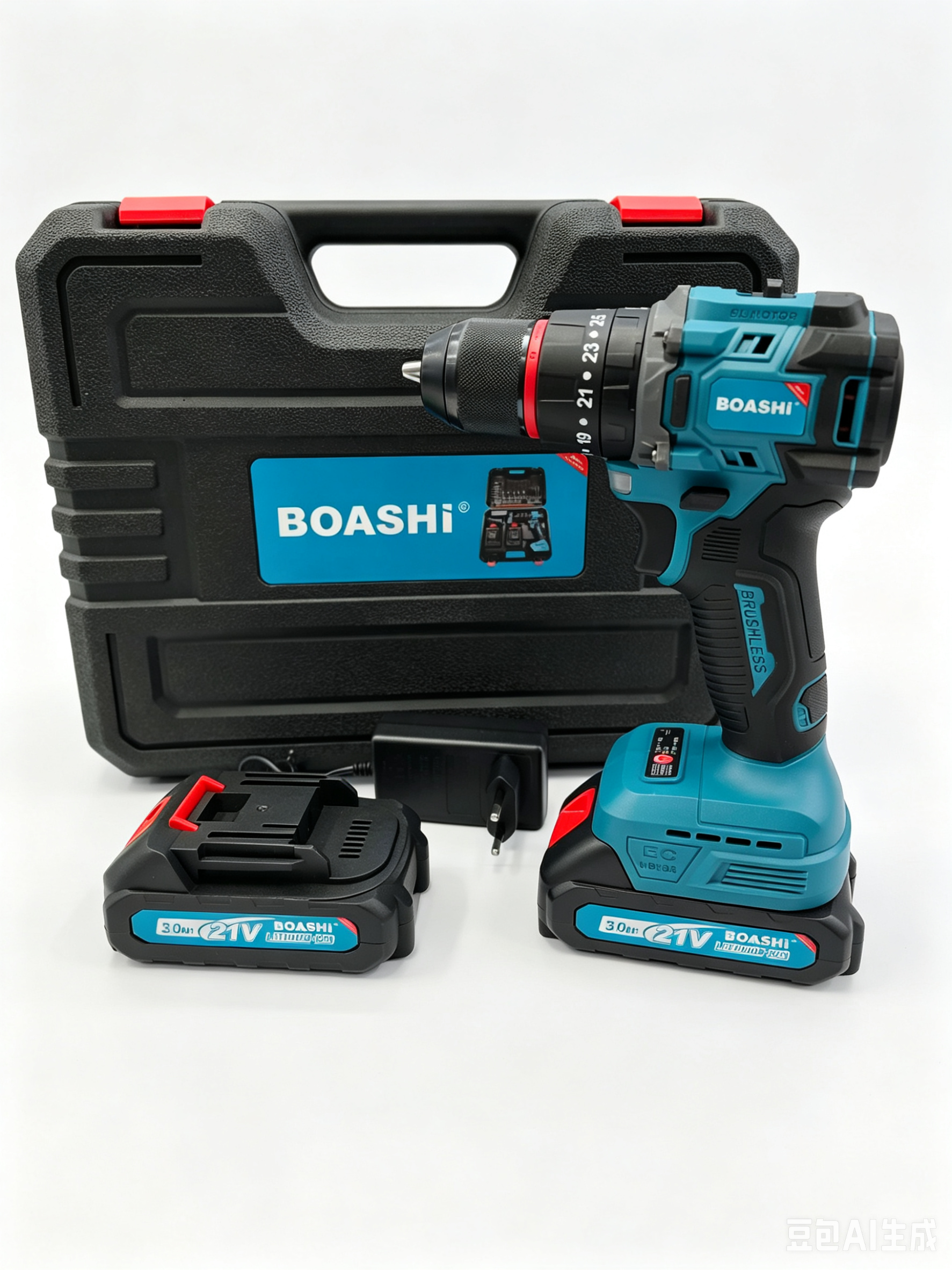 BOASHI lithium battery electric drill, electric tool set, electric hammer, electric tool Specification image