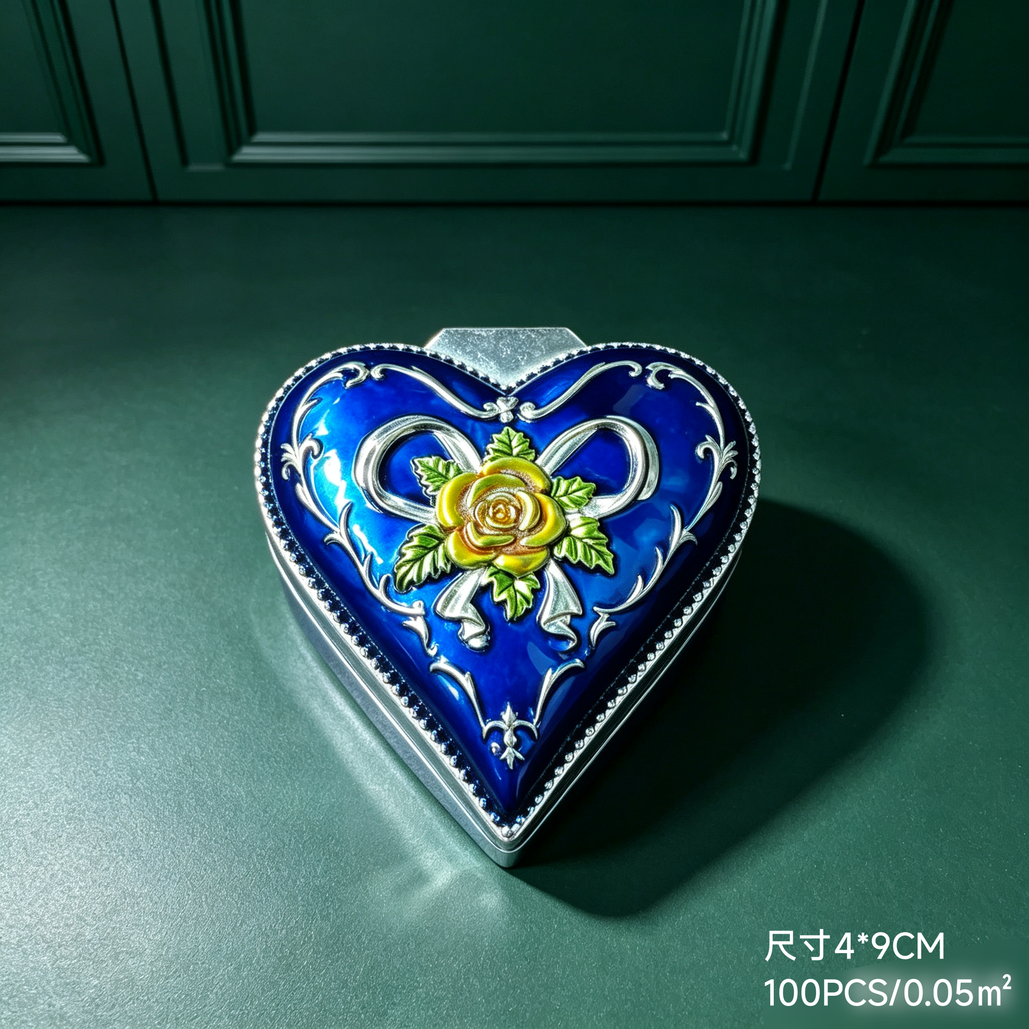 2159L heart-shaped jewelry box