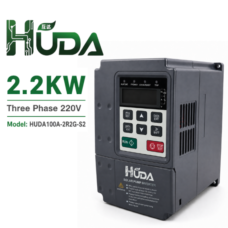 HUDA 2.2KW Solar Pump VFD Inverter 3 Phase 220V Item Picture