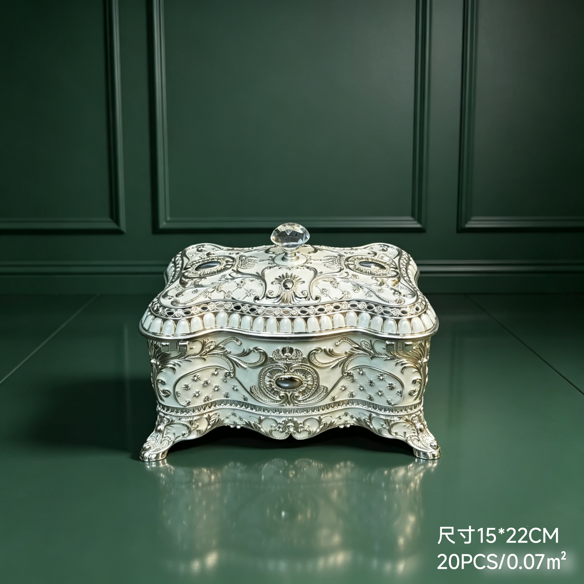 Large shell jewelry box