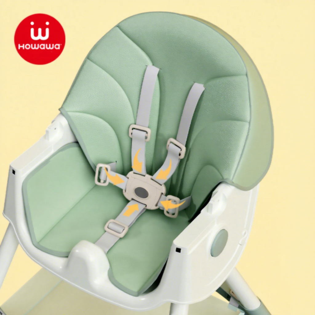 [OSEO] 26Q3#H8848 silla de comedor multifuncional para bebés y niños plegable silla de bebé de mesa oscilante segura y cómoda pic 3
