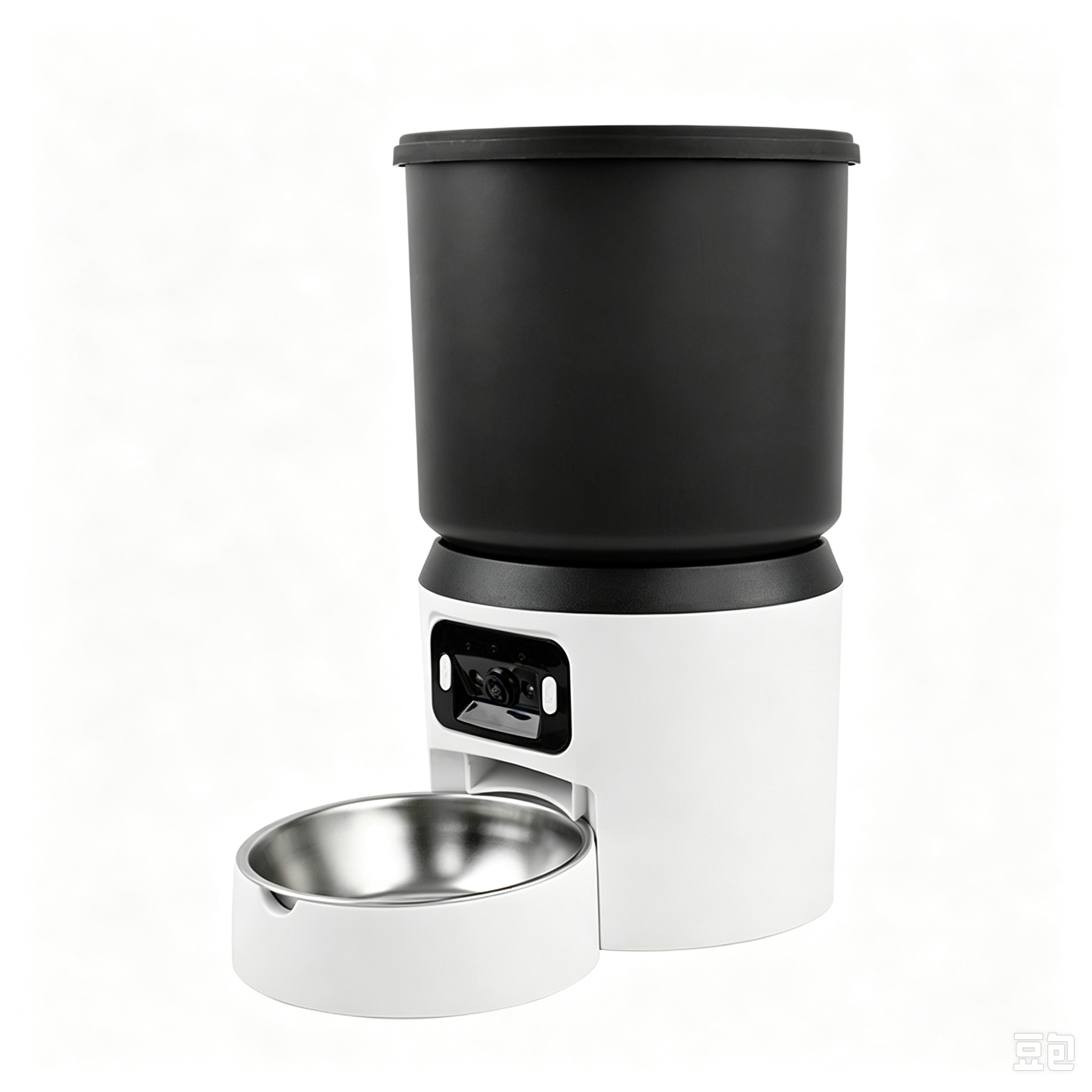 Pet intelligent automatic feeder: 4-liter wide-angle visible food bowl, dual-band Bluetooth connection