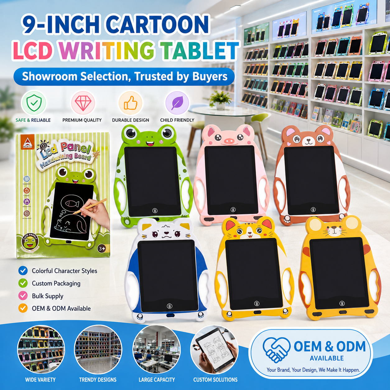 9015C Children's LCD Handwriting Board, office cultural equipment, LCD screen painting board, creative LCD writing screen, essential for office study