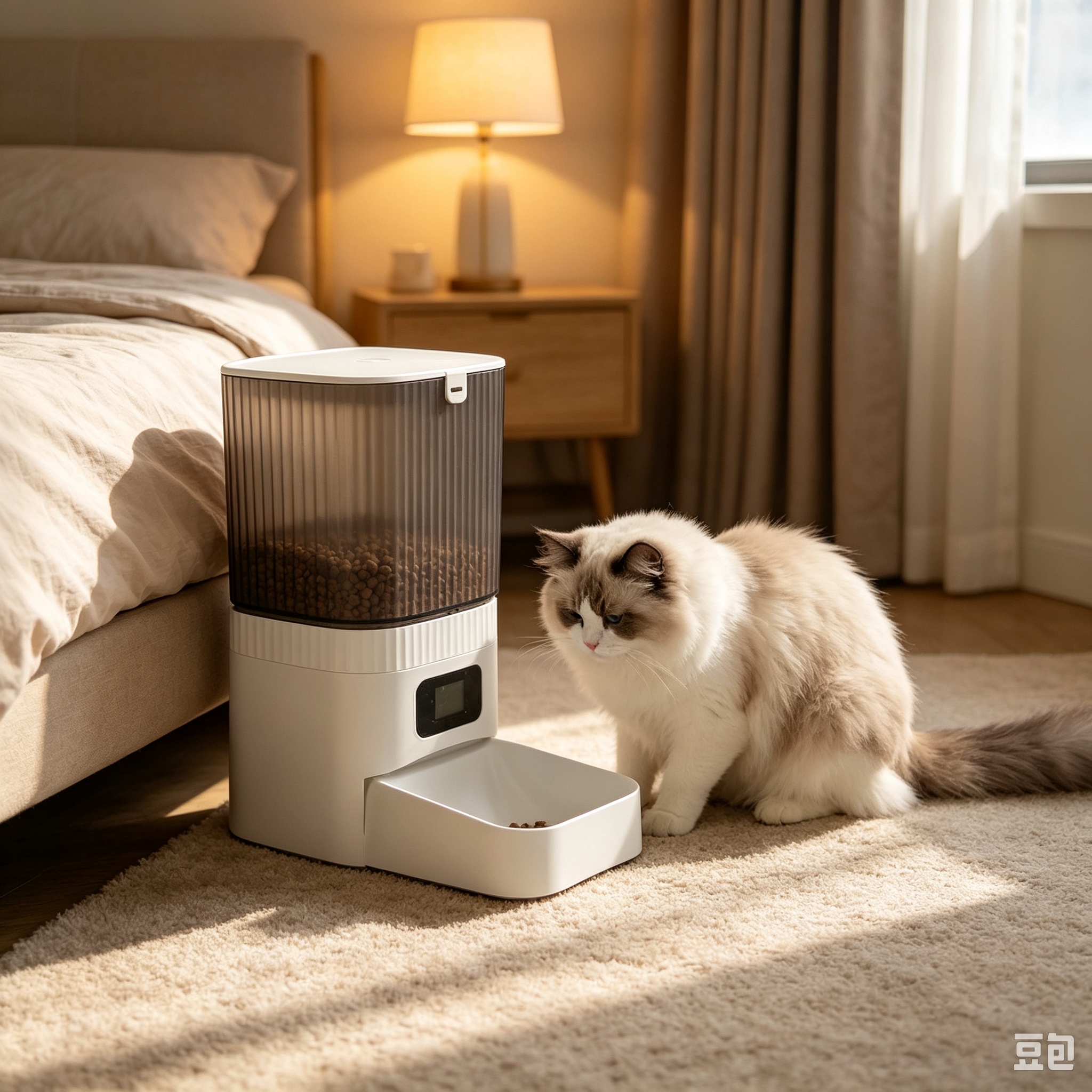 ABS 7L gran capacidad WiFi cámara temporizador automático pet feeder Specification image
