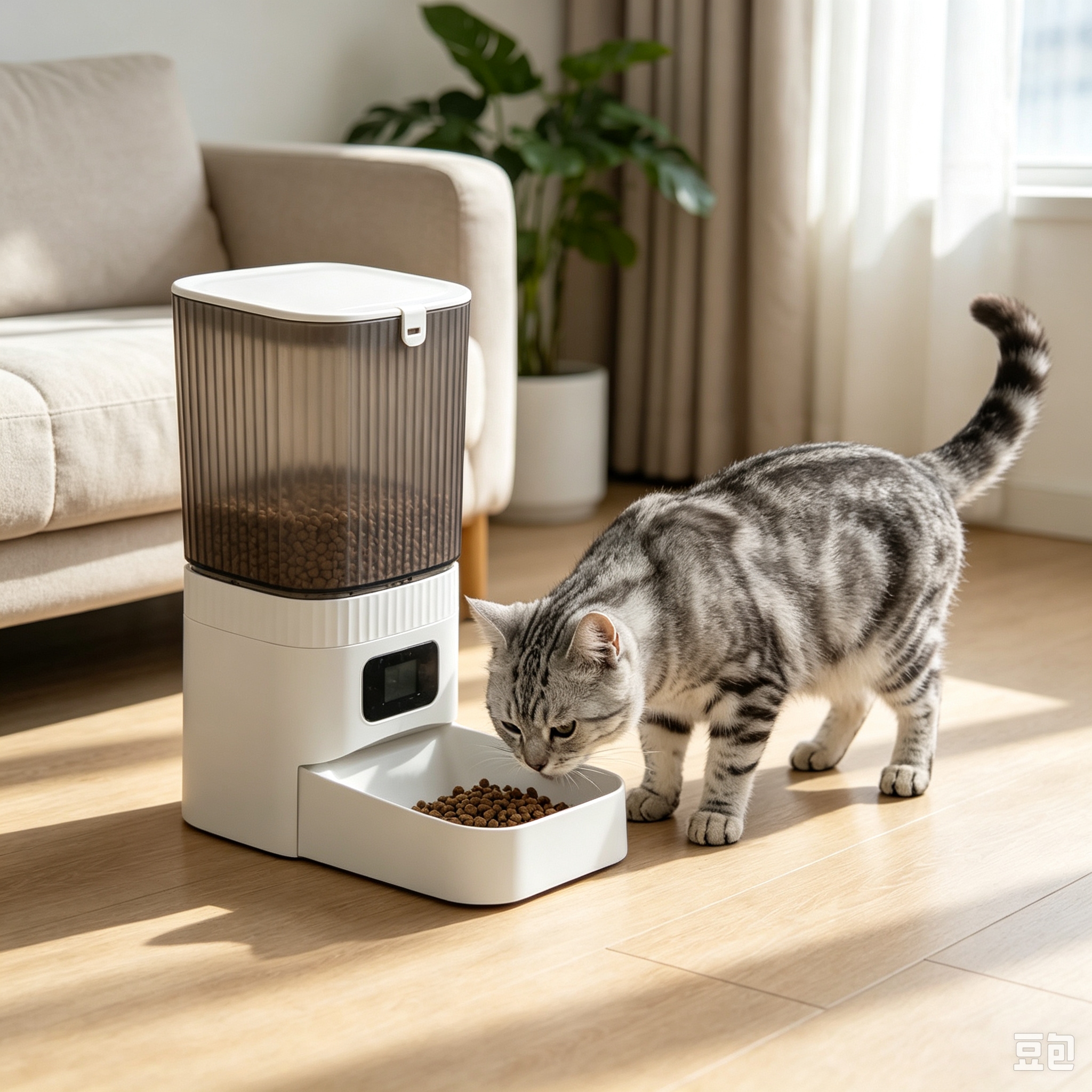 ABS 7L gran capacidad WiFi cámara temporizador automático pet feeder Item Picture