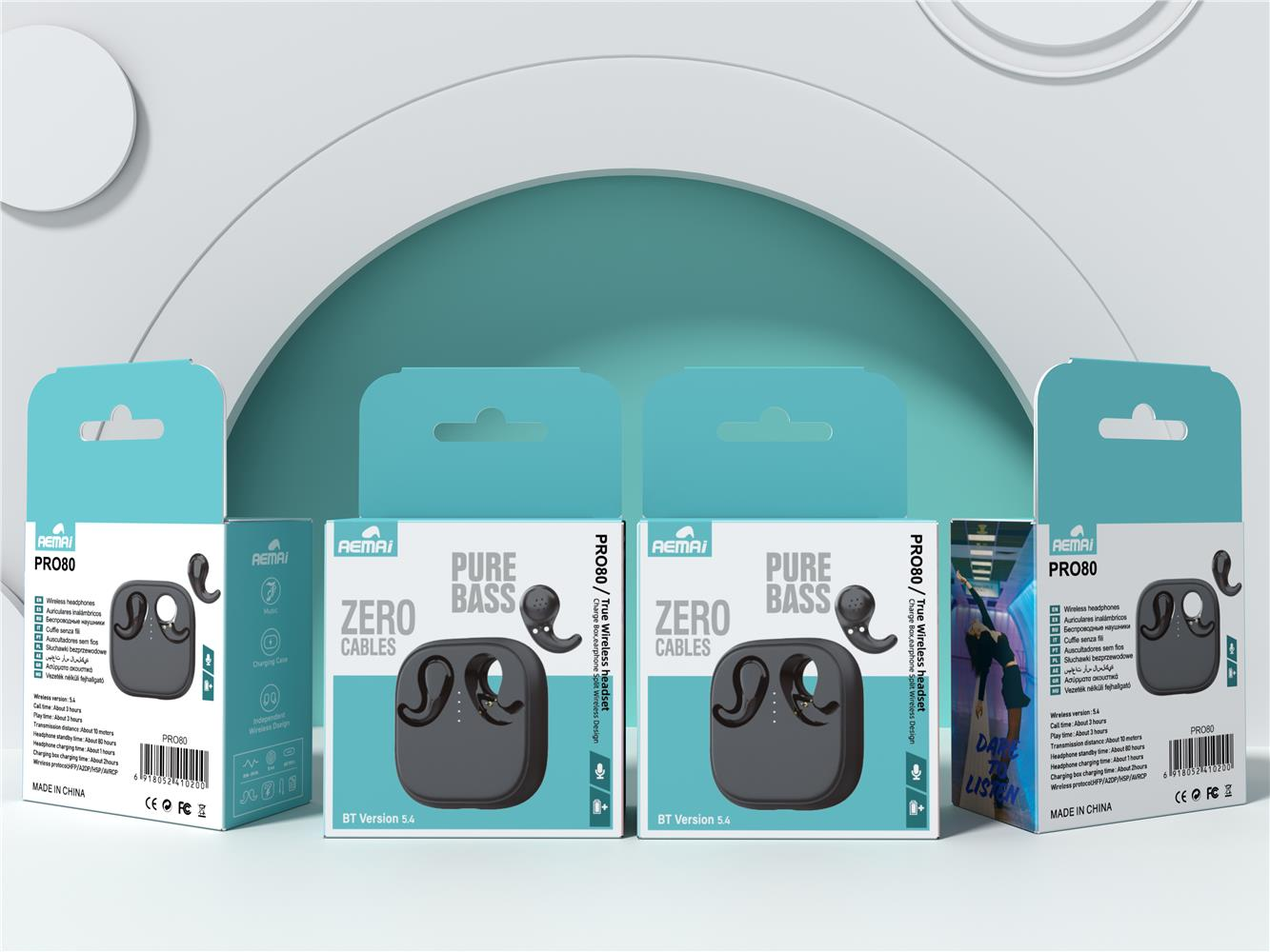 The AEMAi-PRO80 sleep headphones are convenient to carry