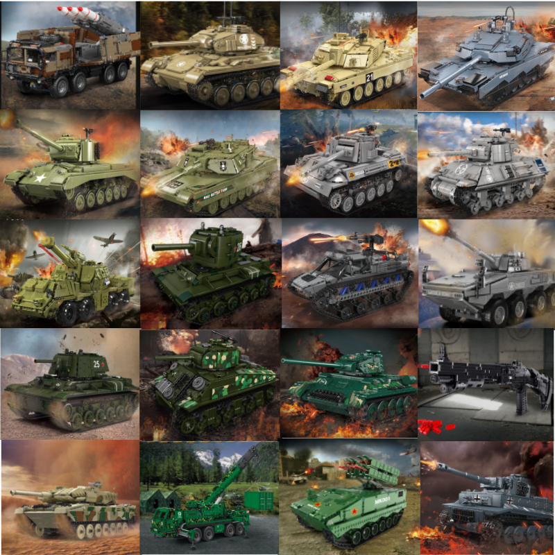 The ship series military series building block model set is suitable for children's assembly and enlightenment toy combinations Application Scenario