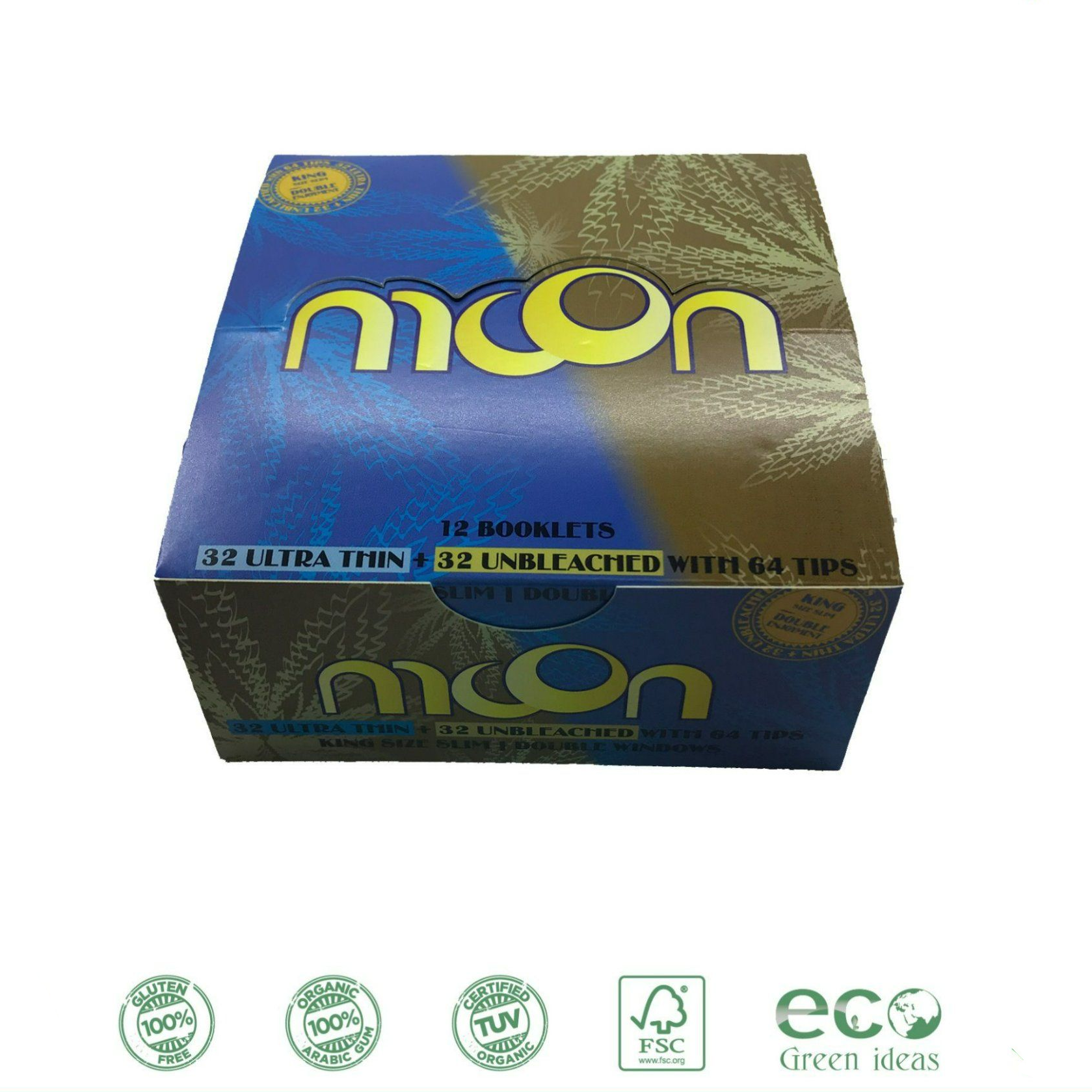 Moon Rolling Paper King Size Blue 手卷纸 details Picture
