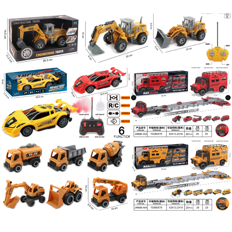 1:64 Colorful alloy model set for children, toy car, motorcycle, airplane, fighter jet, fun assembly gift box Application Scenario