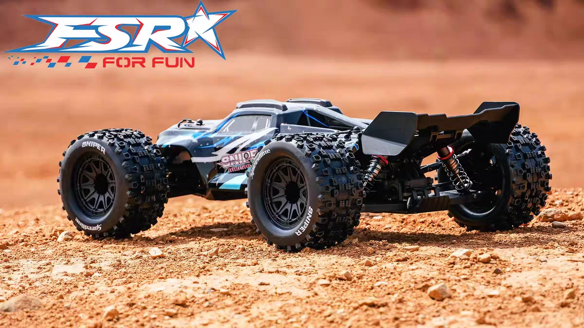 Feishen Sniper 1/10 Large Foot Racing Card Professional RC high-speed remote control Model car, four-wheel drive, brushless detail image 5