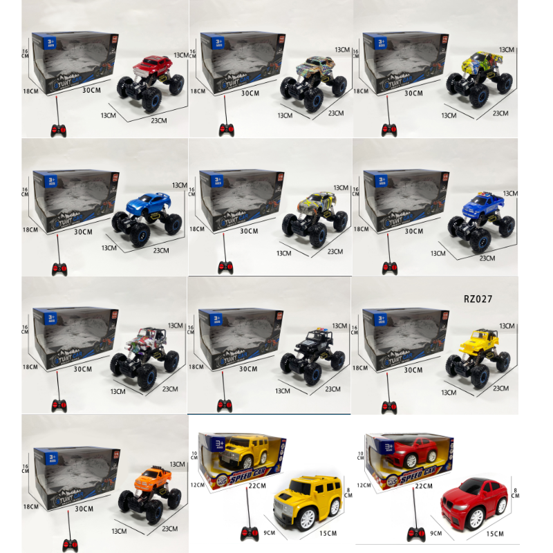 Colorful remote-controlled children's go-kart toy cars, fun racing cars, remote-controlled cars, children's toy gifts details Picture