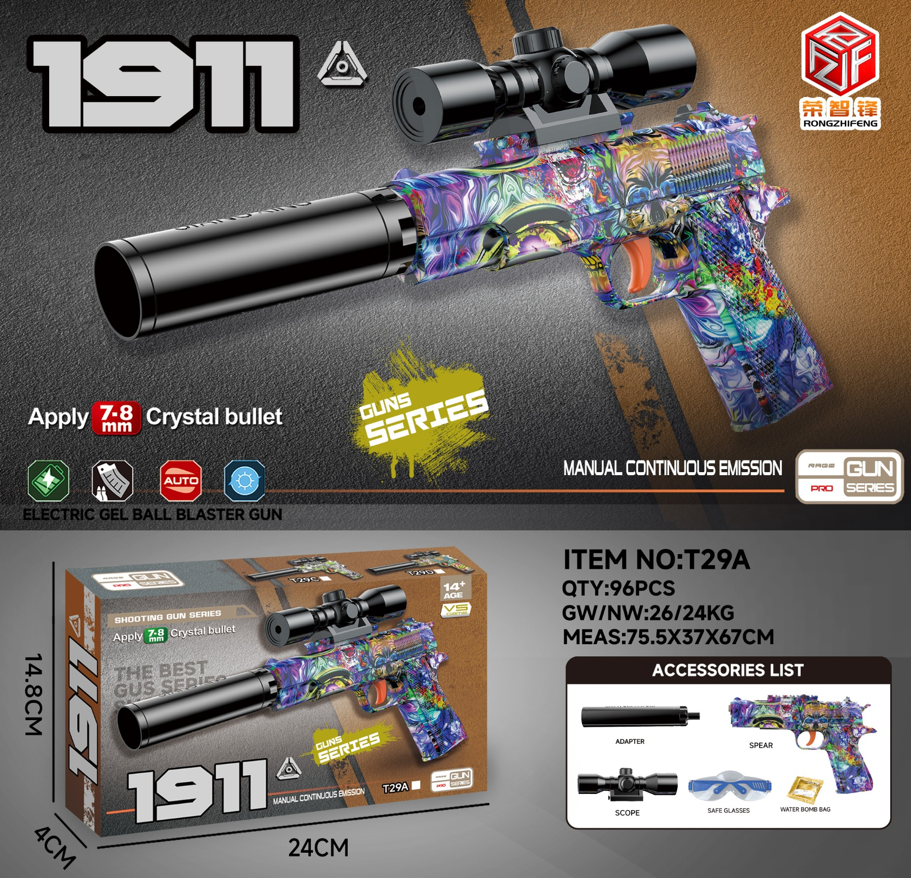 TM14174 الخربشة يدوية تحمل رشاش مياه Application Scenario