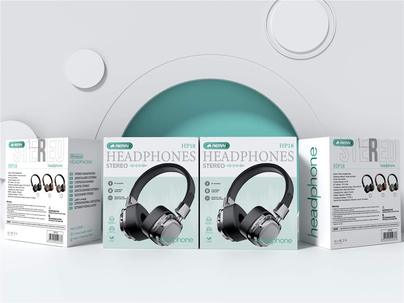 AEMAi-HP18 с гарнитурой bluetooth