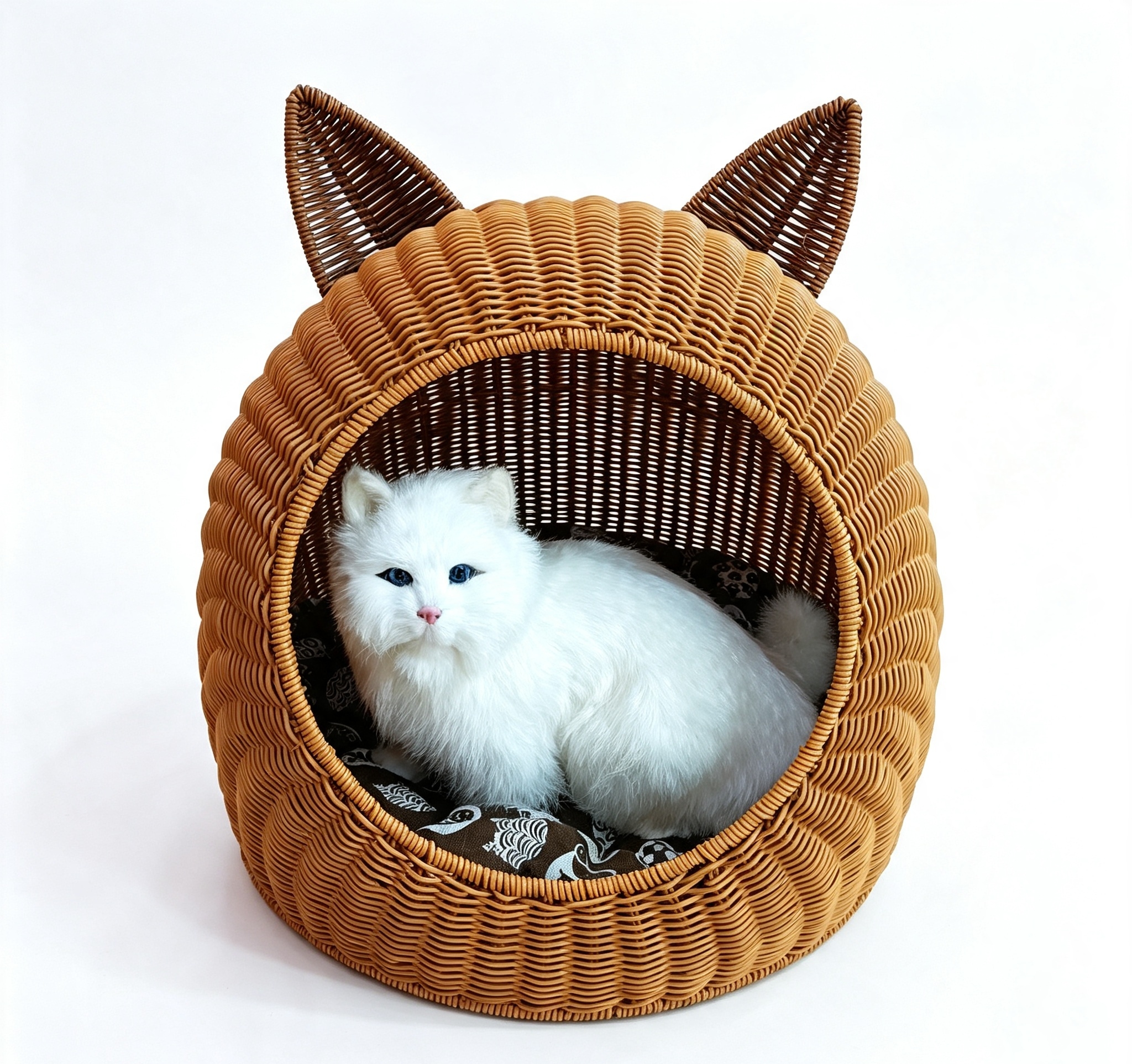 Кошачья голова из коричневого клея, сделанная из кошачьей головы с коричневым мультяшным ковриком, кошачий питомник, кошачий питомник, кошачий питомник, кошачий питомник
