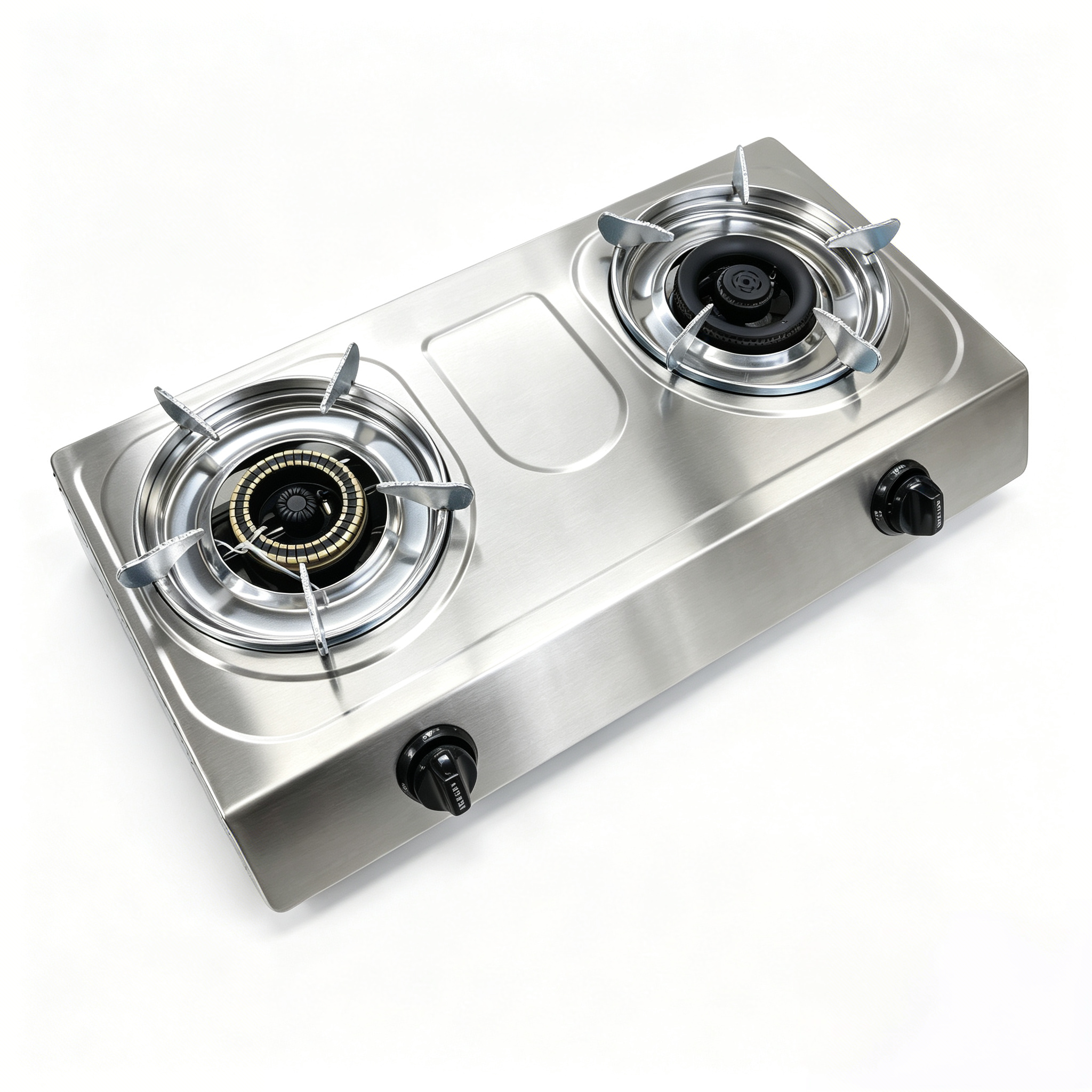 Cocina de gas de acero inoxidable de mesa yuanyang fuego de gas licuado doble cocina de gas de protección contra apagones domésticos cocina de gas antigua cocina de mesa de popping cocina de gas de ahorro de energía con certificación 3C exportación a Estados Unidos, canadá, áfrica detail image 2