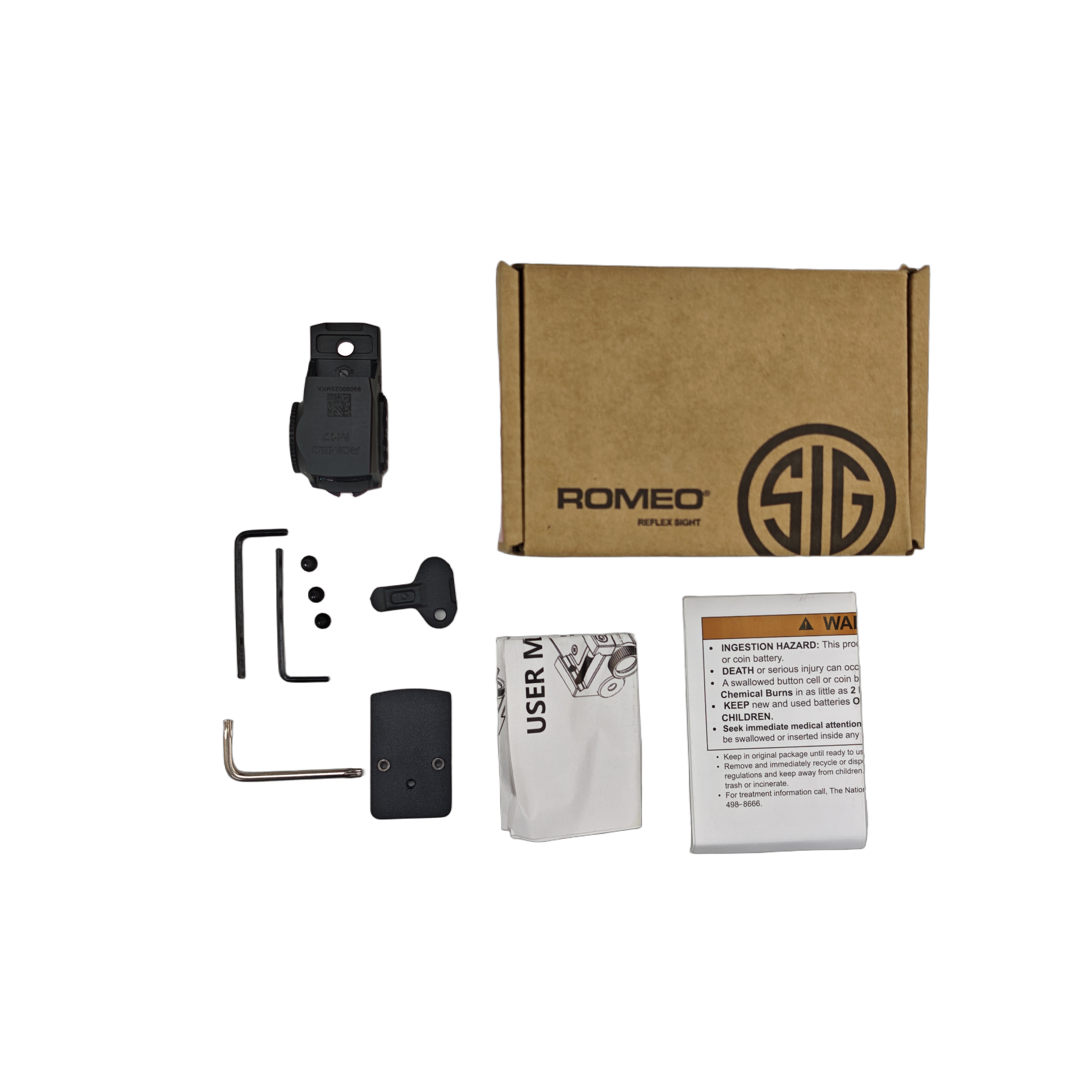 Romeo-m motion-sensing red dot sight Black micro-reflective sight Item Picture