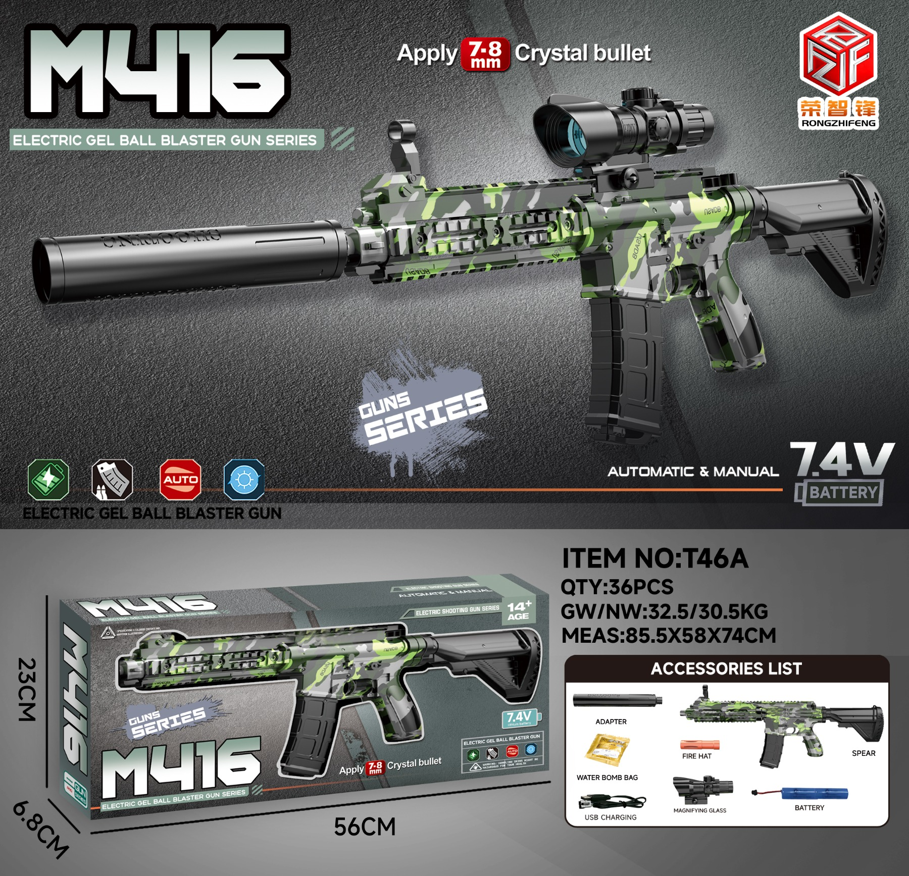 وتم تسليم القناصة أنفسهم في النسخة الأساسية من TL93129 من طراز M146 على الجدران Item Picture