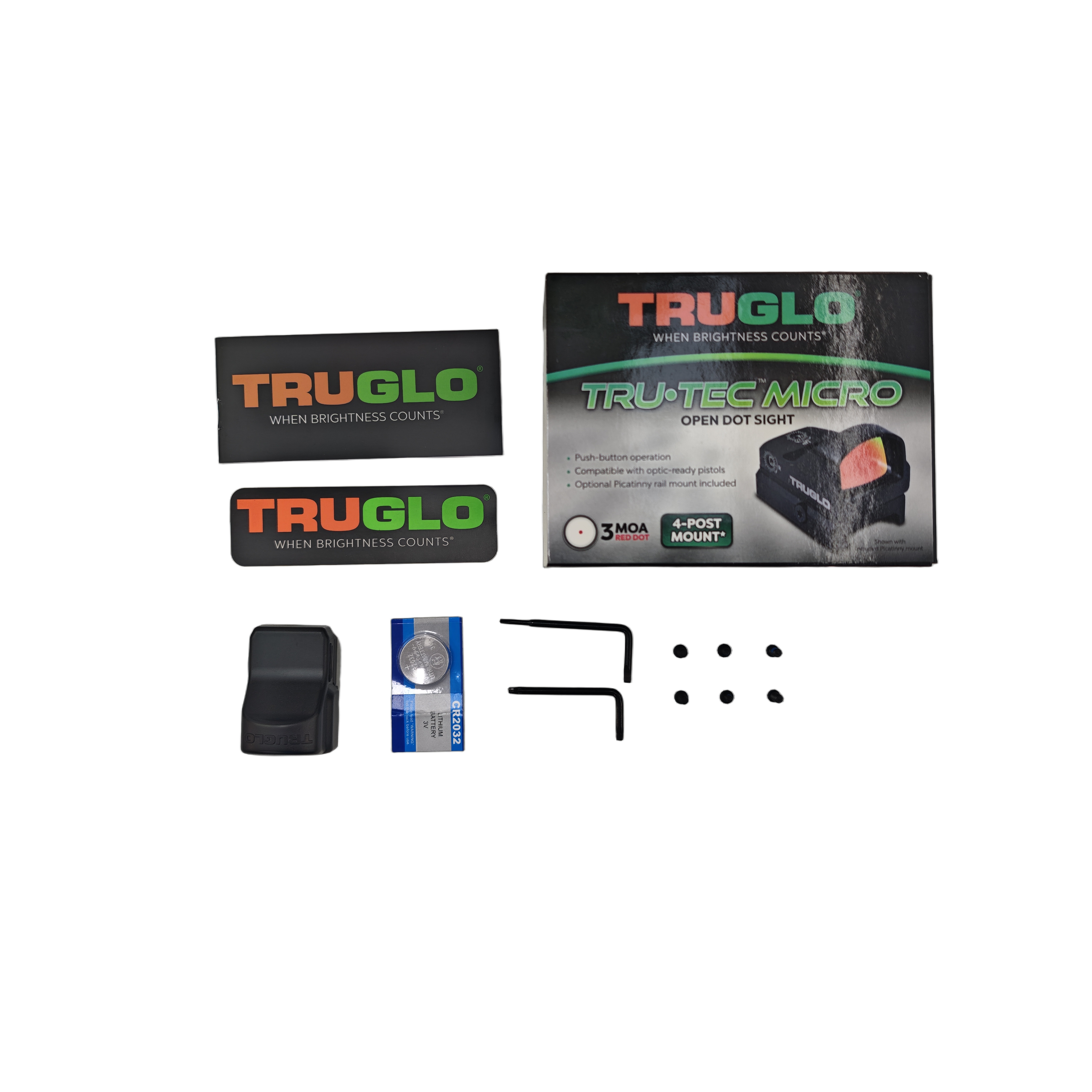 T brand open internal red dot sight micro low-base red dot sight compatible with 20mm rail interface complete set packaging tactical optical accessories Item Picture