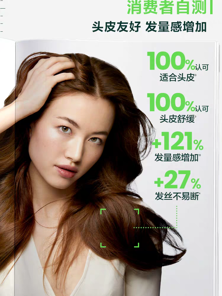 Fulu Deya Green Pearl Oil Control Shampoo Fulu Deya Vitality and Toughness Shampoo 500ml Specification image