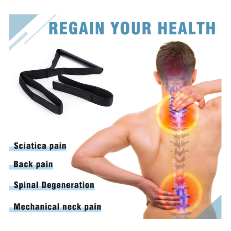 Neck Stretcher Strap, Spine Chiropractic Decompression Tool with Chin Belt, Cervical Neck Traction. Application Scenario