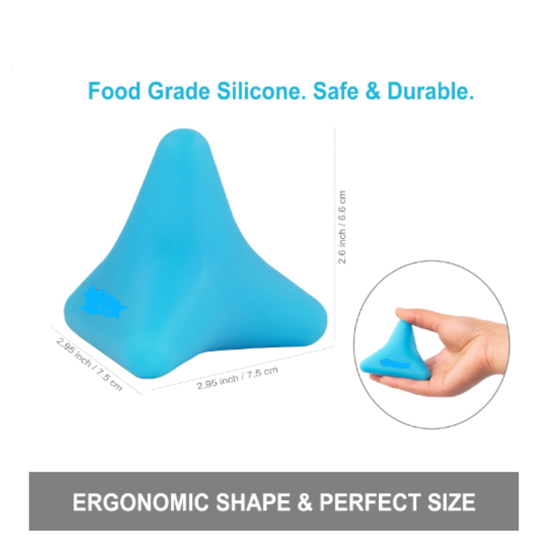 Manual Trigger Point Massage Tool. Small Massager Ball for Deep Tissue Myofascial Release Physical Therapy Plantar Fasciitis Pain Relief Muscle Knot Psoas Hip Flexor Iliacus Release 3×2.6″ details Picture