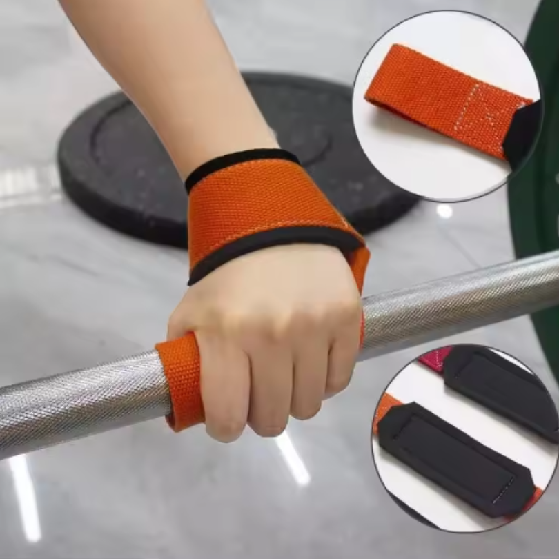 Lifting Straps & Wrist Wraps,Weightlifting Waist Straps for Men & Women,Gym Workouts Lifting Straps for Deadlift,Cotton Weightlifting Straps,Wrist Wraps Support for Fitness, Bodybuilding, Deadlifts pic 1