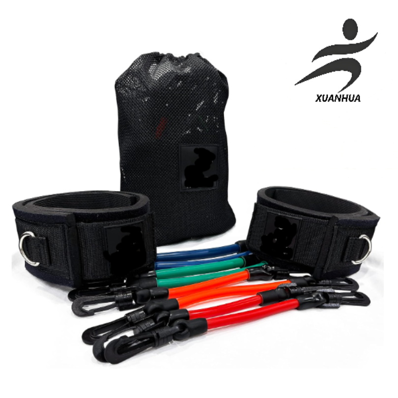 Speed and Strength Leg Resistance Bands | Includes Speed 101 and Agility FX Digital Training Programs - Sizes for Youth, Intermediate, and Advanced Athletes Exercise and Fitness Baseball Football Basketball Softball Volleyball Soccer Track and Field Yoga Pilates
