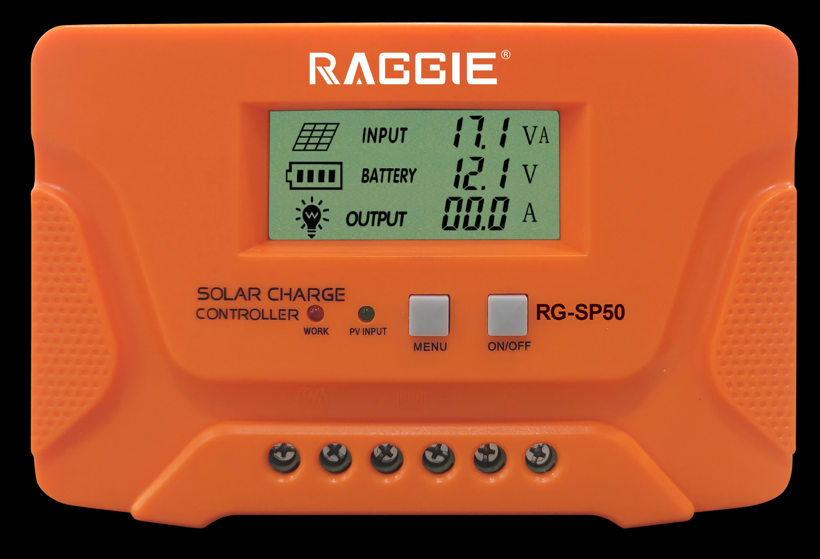 RAGGIE PWM solar controller 20A dual USB output LCD display 12V24V current and voltage display for home off-grid photovoltaic