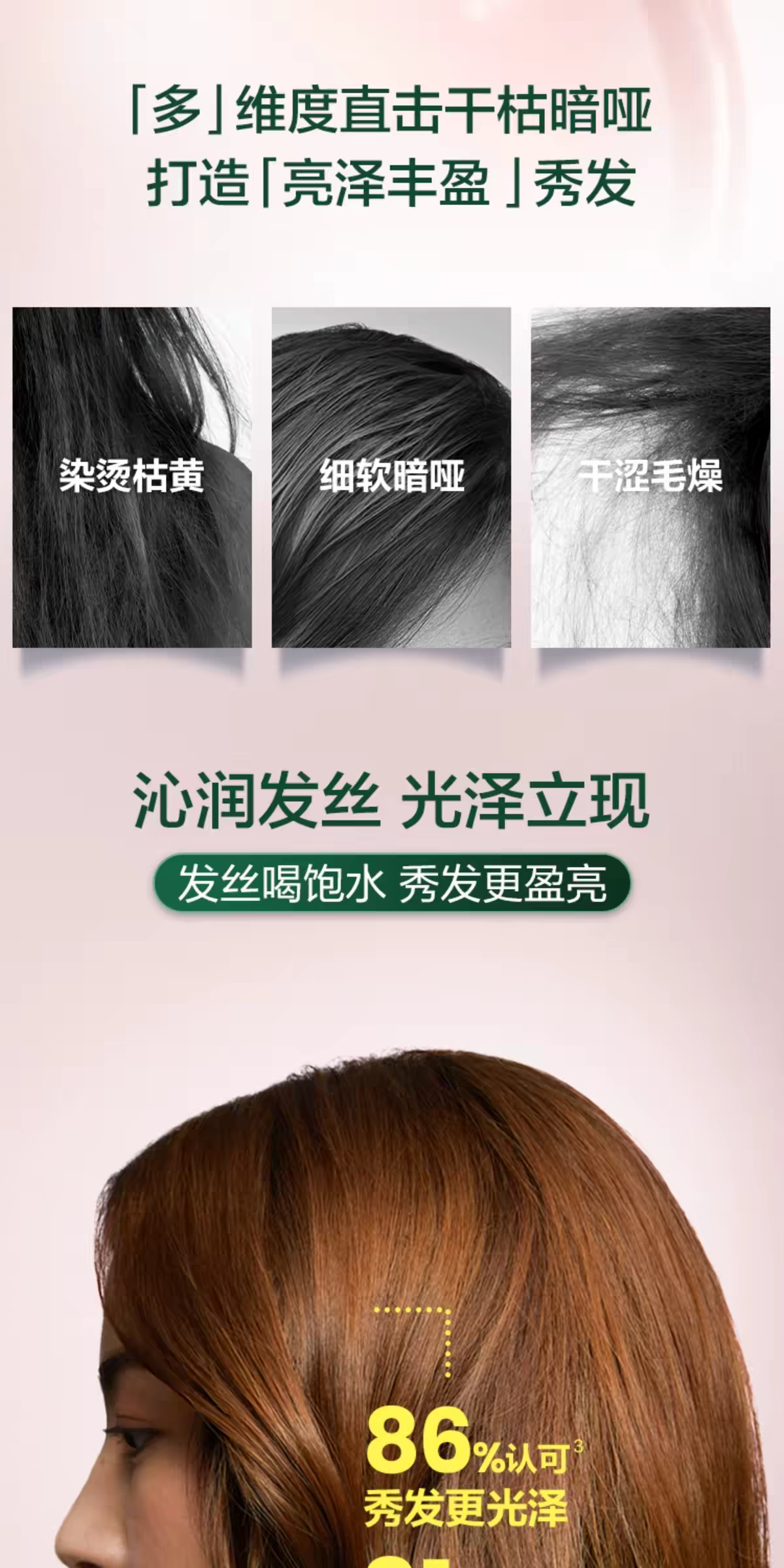 French Furedeya Strong and Rich Powder Bead Shampoo 500ml Dry and frizzy Hair Repair Shampoo for permed and Dyed Hair detail image 2