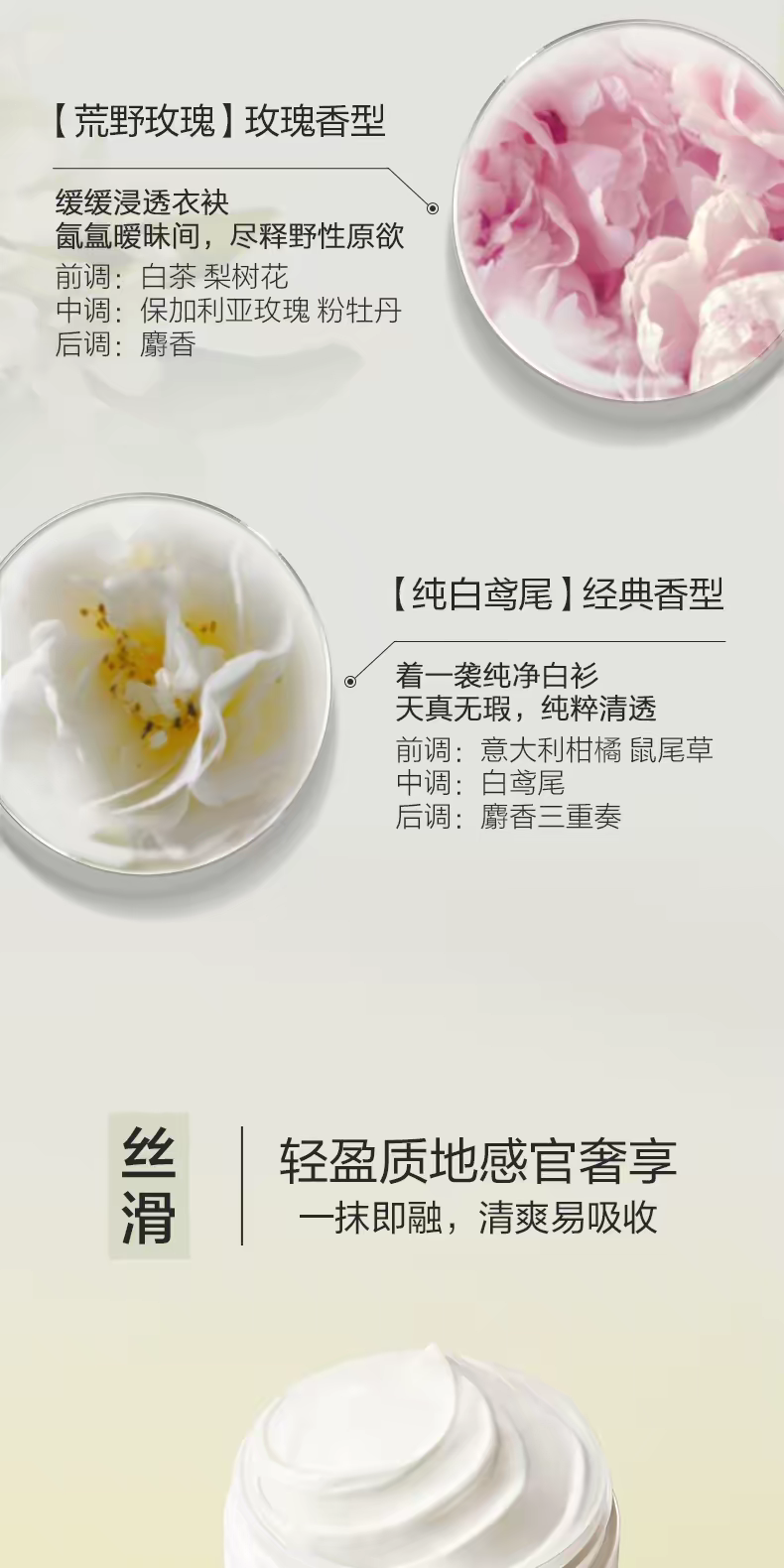 ويزرع كريم ياتون الأبيض حليب إليزابيث ياتون الأبيض بنباتات معطرة معطرة detail image 4