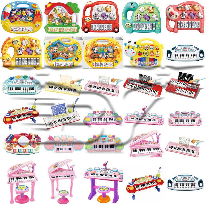 Colorful children's educational music toy board instrument hand drum set Specification image