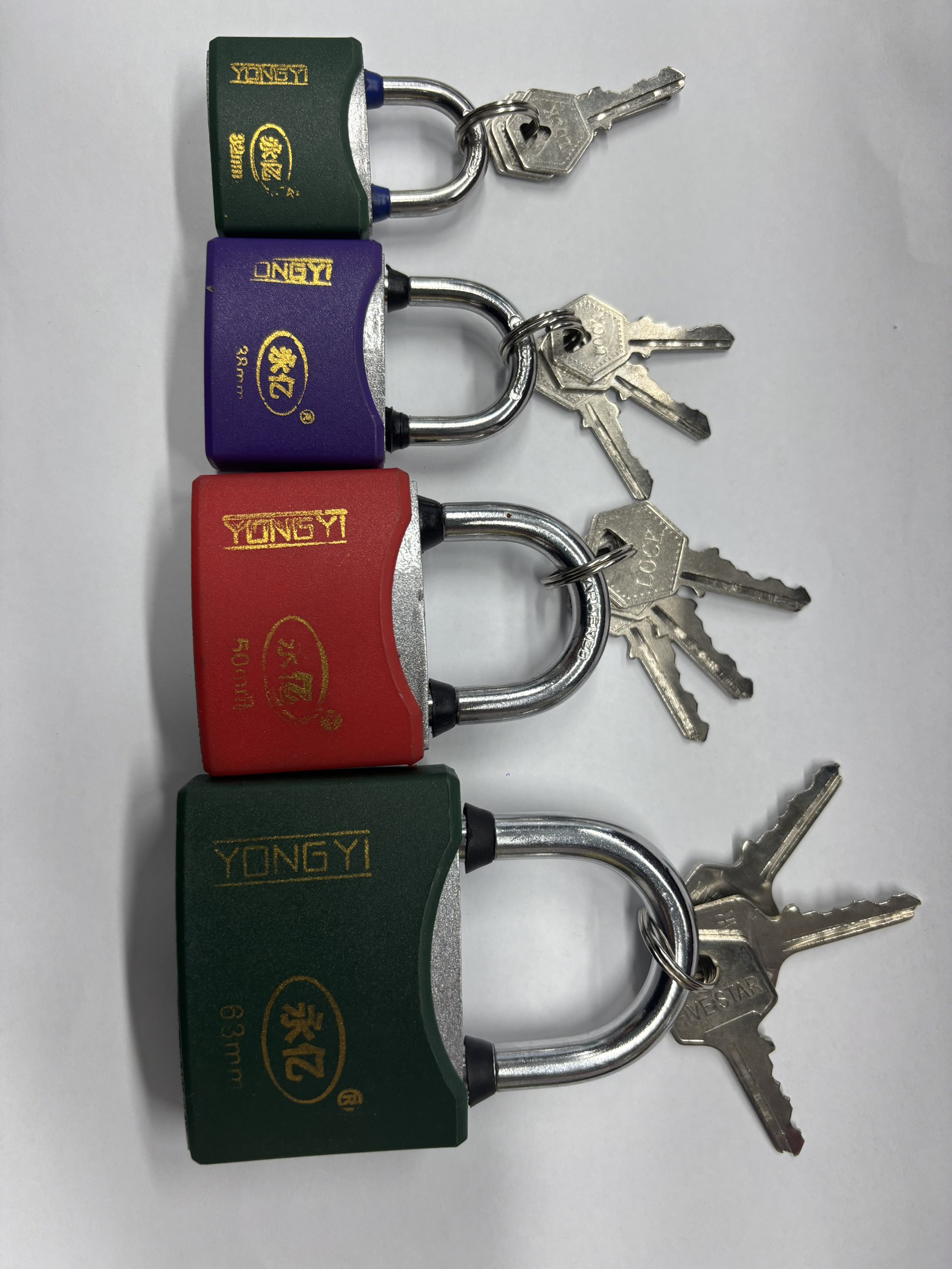 Fangyuan cerradura una palabra cerradura de caja de plástico cerradura de alarma cerradura de cobre cerradura galvanizada